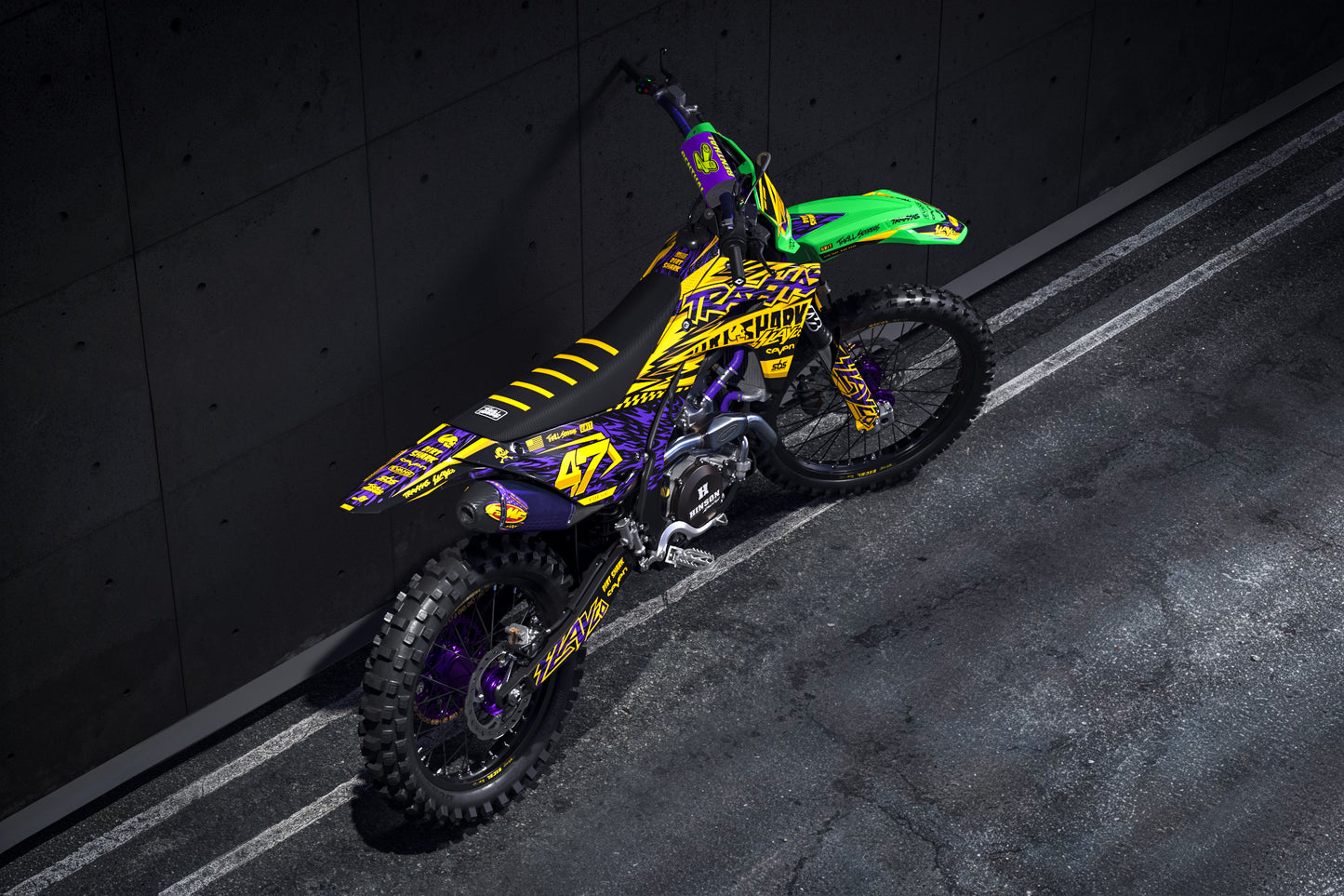 Kawasaki Marrakech Graphics Kit - KX65 KX85 KLX110 KX125 KX250 KX250F KX450F