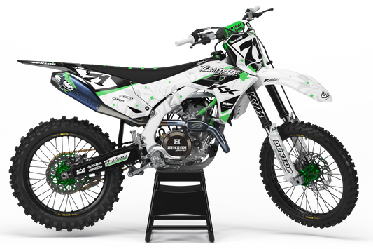 Kawasaki Minneapolis Graphics Kit -  KX65 KX85 KLX110 KX125 KX250 KX250F KX450F