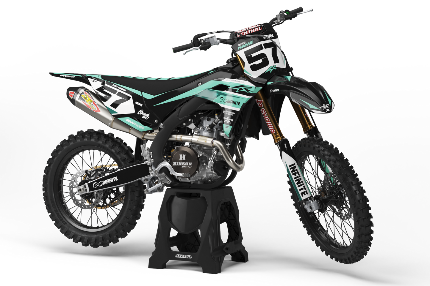 Kawasaki Rapid Graphics Kit - KX65 KX85 KLX110 KX125 KX250 KX250F KX450F