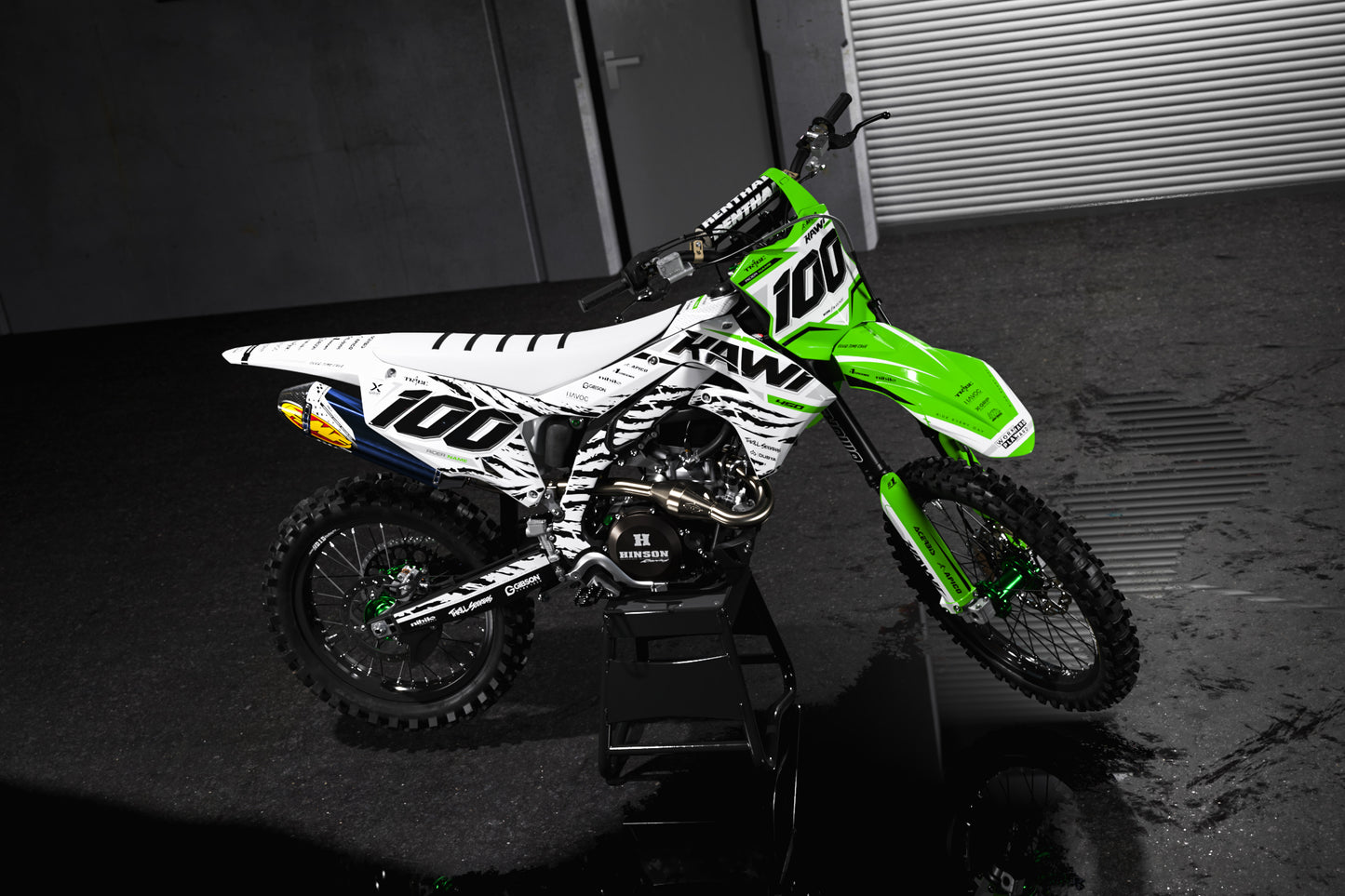Kawasaki Sacramento Graphics Kit - KX65 KX85 KLX110 KX125 KX250 KX250F KX450F
