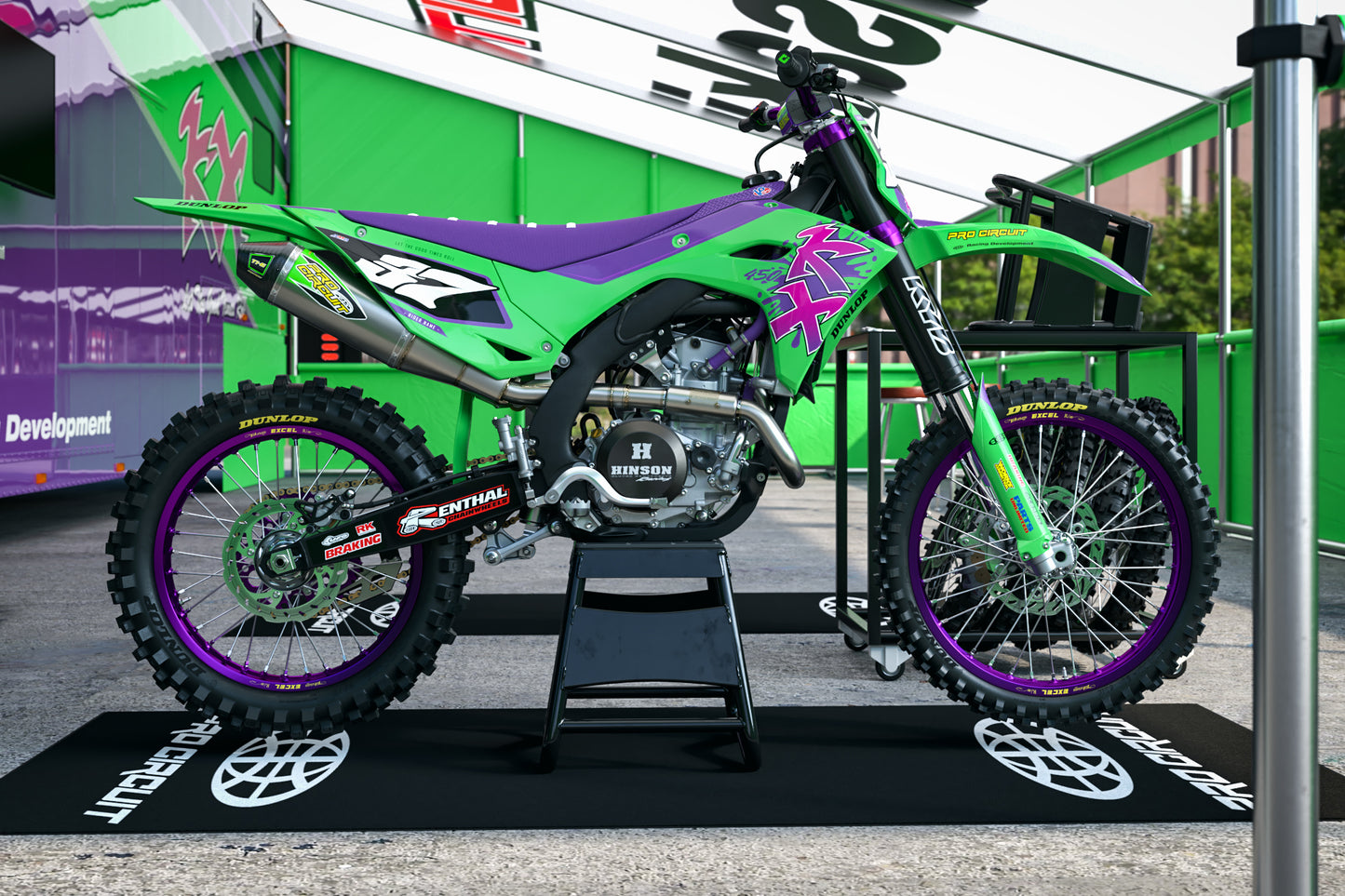 Kawasaki Shozo Graphics Kit - KX65 KX85 KLX110 KX125 KX250 KX250F KX450F