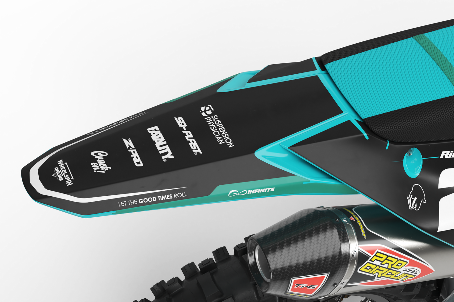 Kawasaki Voltage Graphics Kit - KX65 KX85 KLX110 KX125 KX250 KX250F KX450F