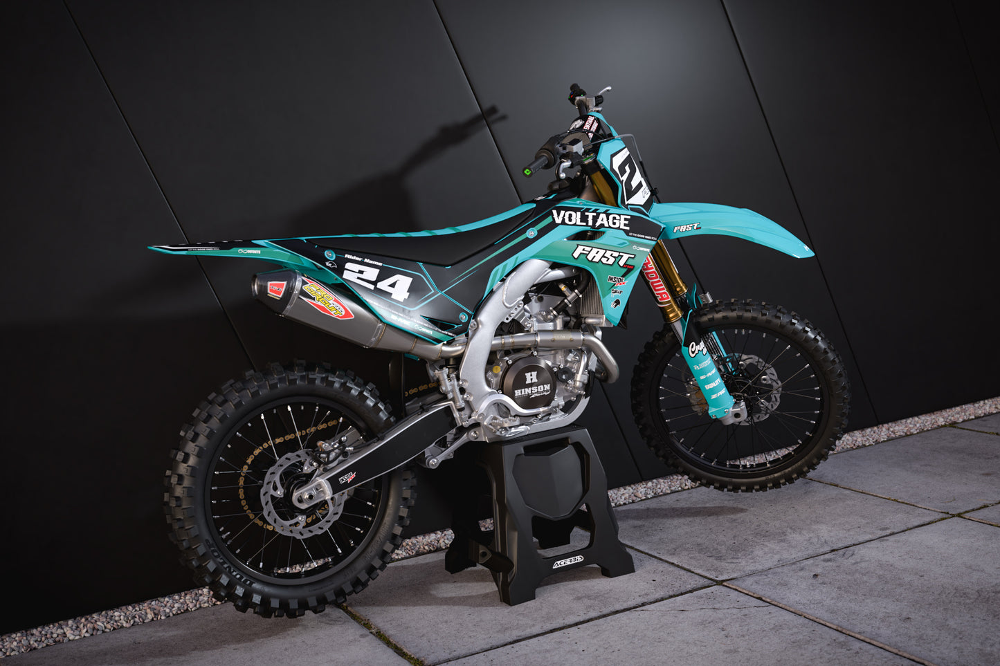 Kawasaki Voltage Graphics Kit - KX65 KX85 KLX110 KX125 KX250 KX250F KX450F