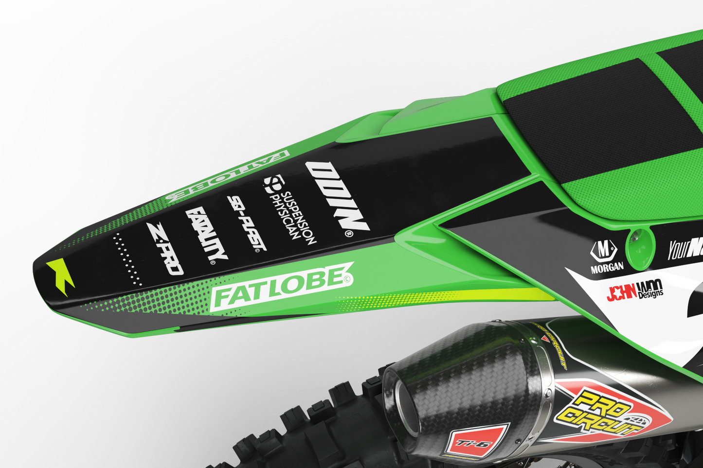 Kawasaki Void Graphics Kit - KX65 KX85 KLX110 KX125 KX250 KX250F KX450F