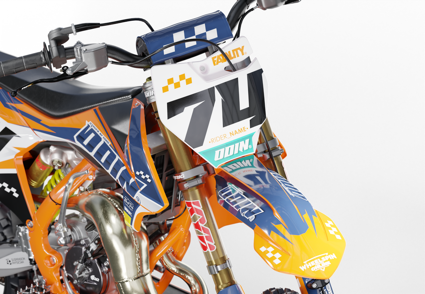KTM Odin Graphics Kit - SX50 SX65 SX85 SX SXF EXC XC EXCF Six Days 125+