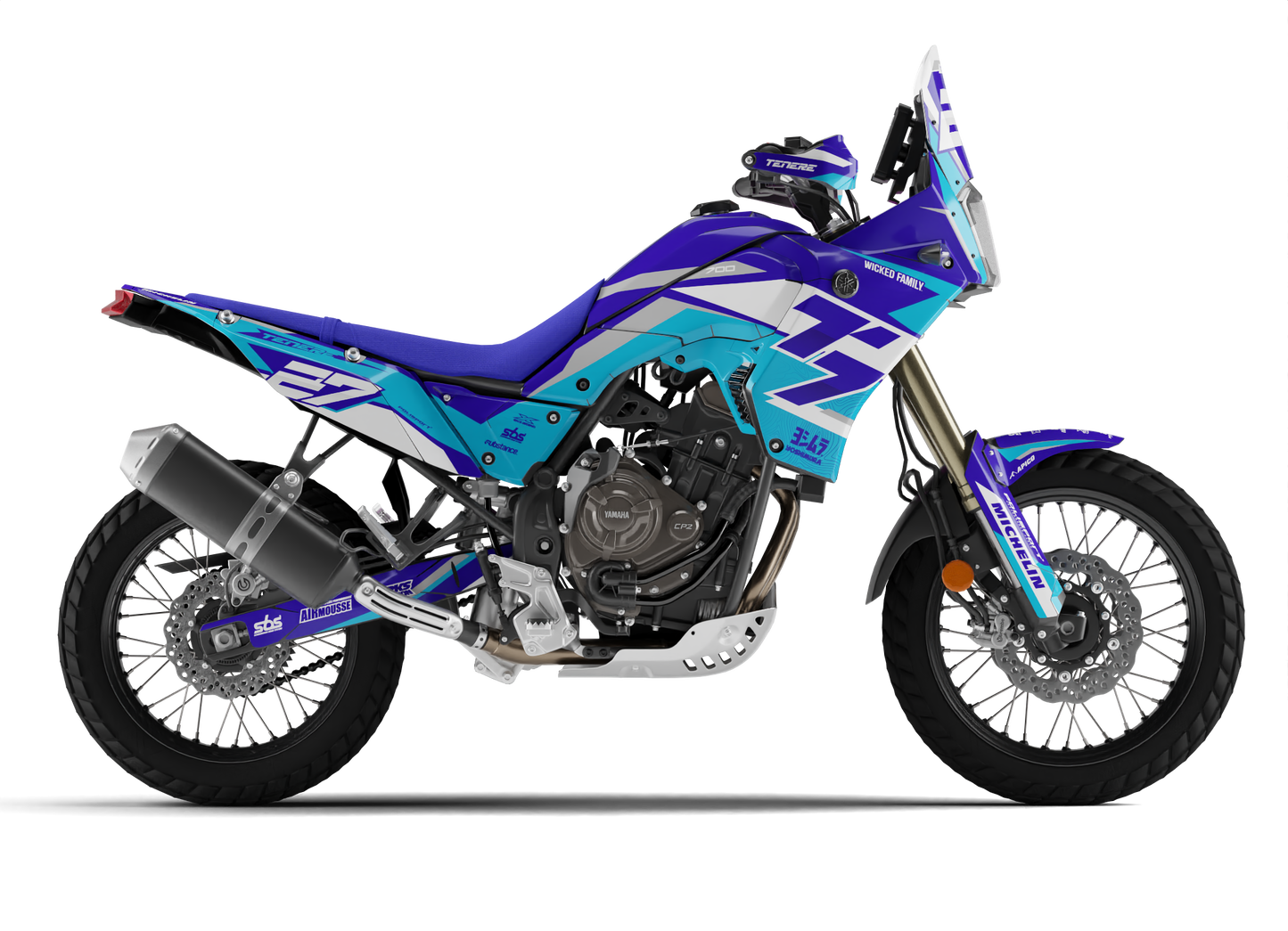 Milwaukee Graphics Kit - Fits 2025 Yamaha Tenere 700