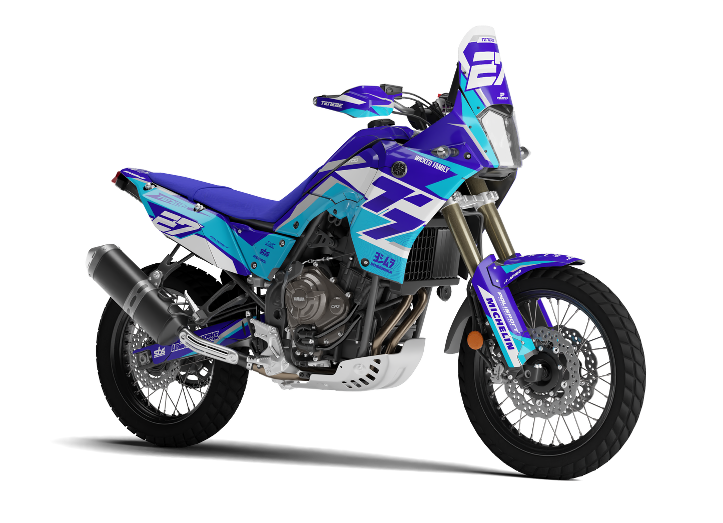 Milwaukee Graphics Kit - Fits 2025 Yamaha Tenere 700