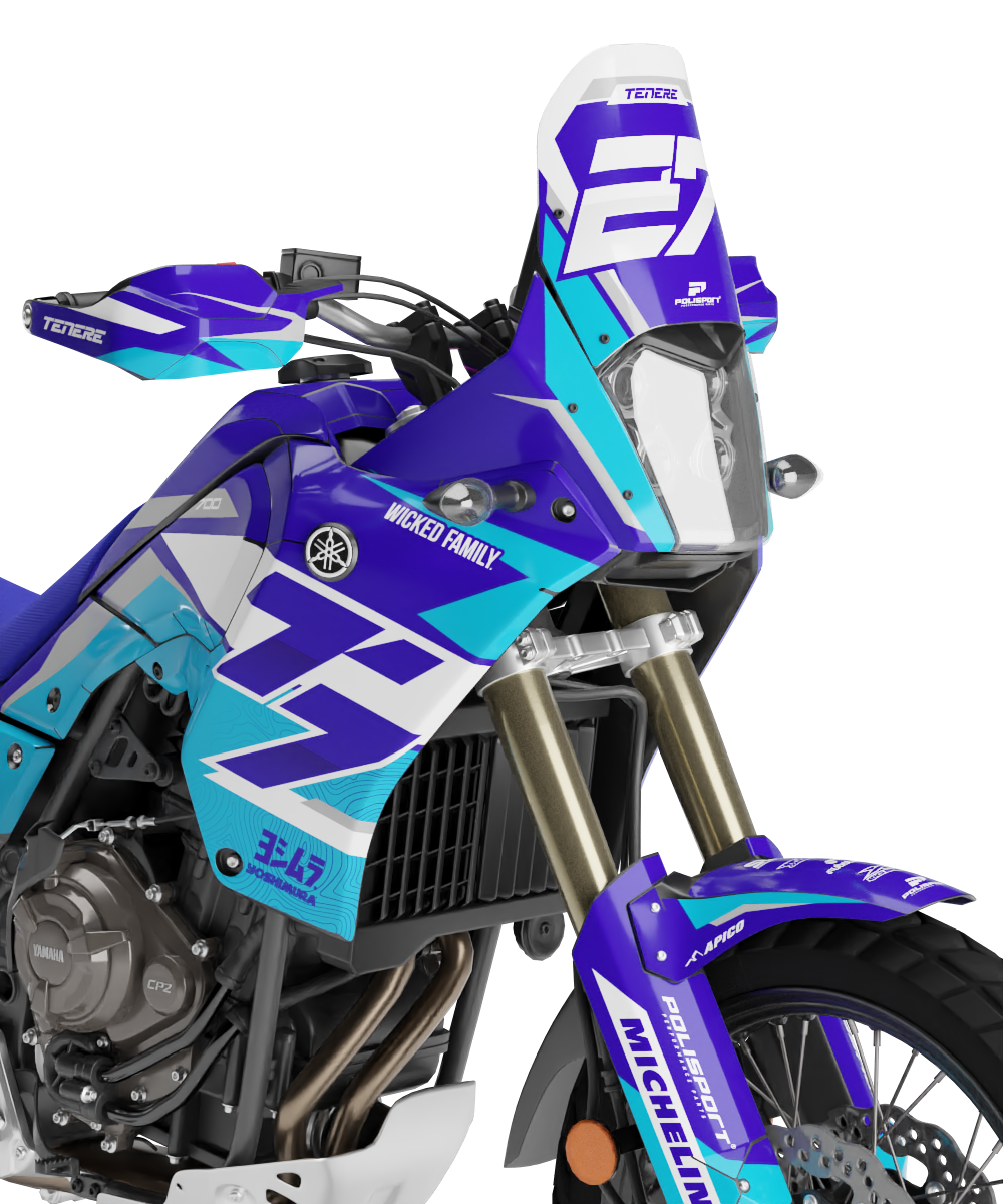 Milwaukee Graphics Kit - Fits 2025 Yamaha Tenere 700