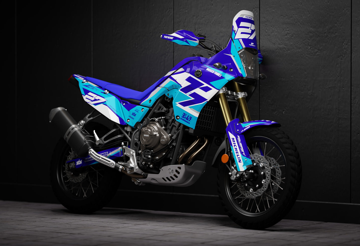 Milwaukee Graphics Kit - Fits 2025 Yamaha Tenere 700