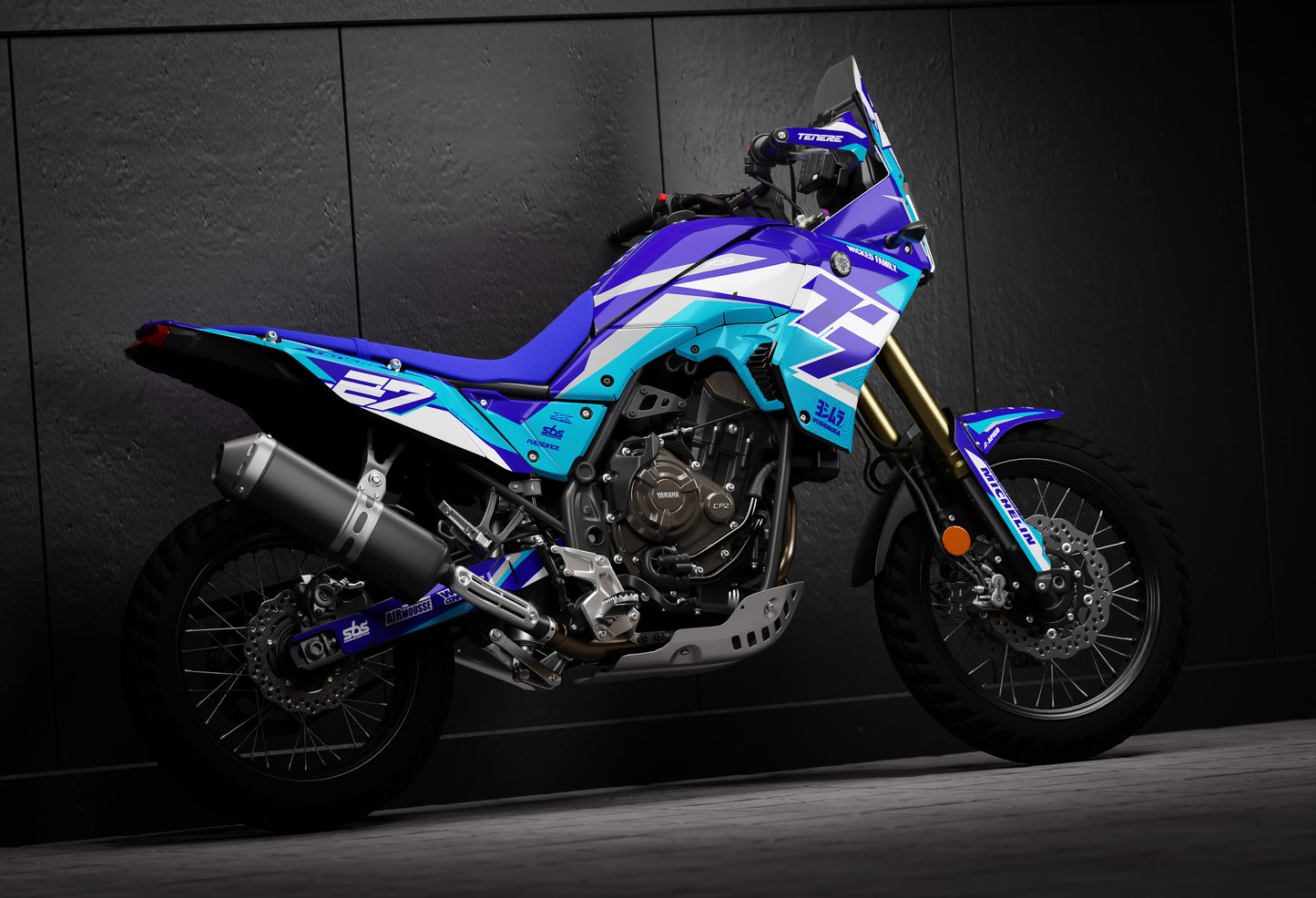 Milwaukee Graphics Kit - Fits 2025 Yamaha Tenere 700
