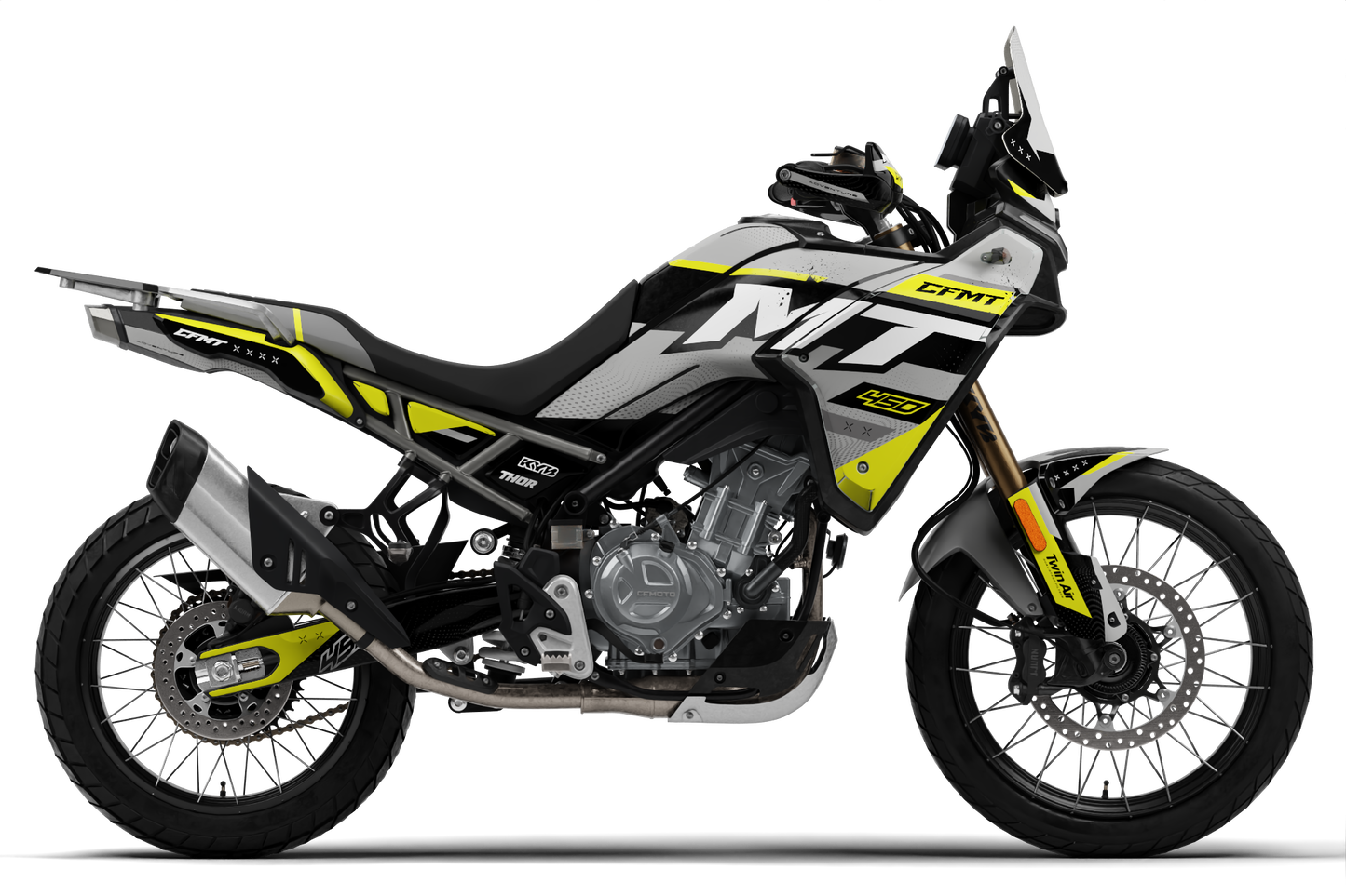 CF Moto 450 MT 2024-2025 Apodaca Graphics Kit
