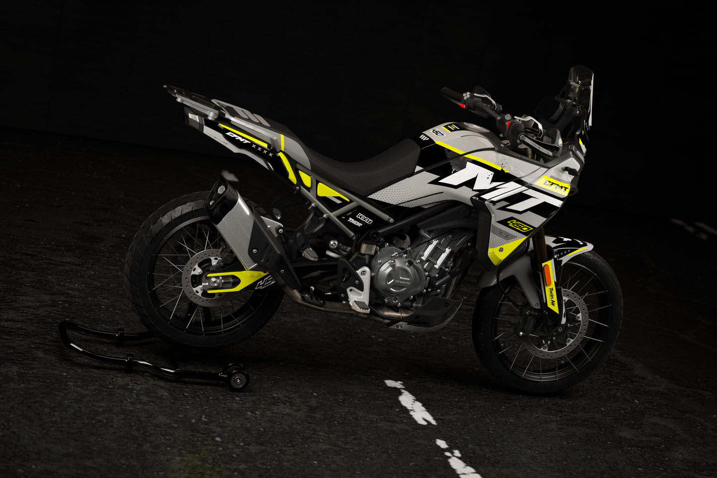 CF Moto 450 MT 2024-2025 Apodaca Graphics Kit