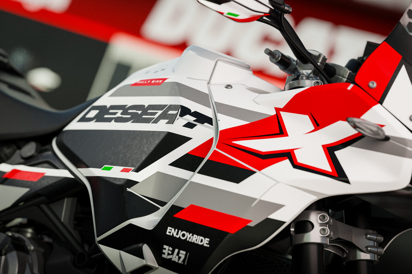 Ducati Desert X 2022-2025 Bologna Graphics Kit