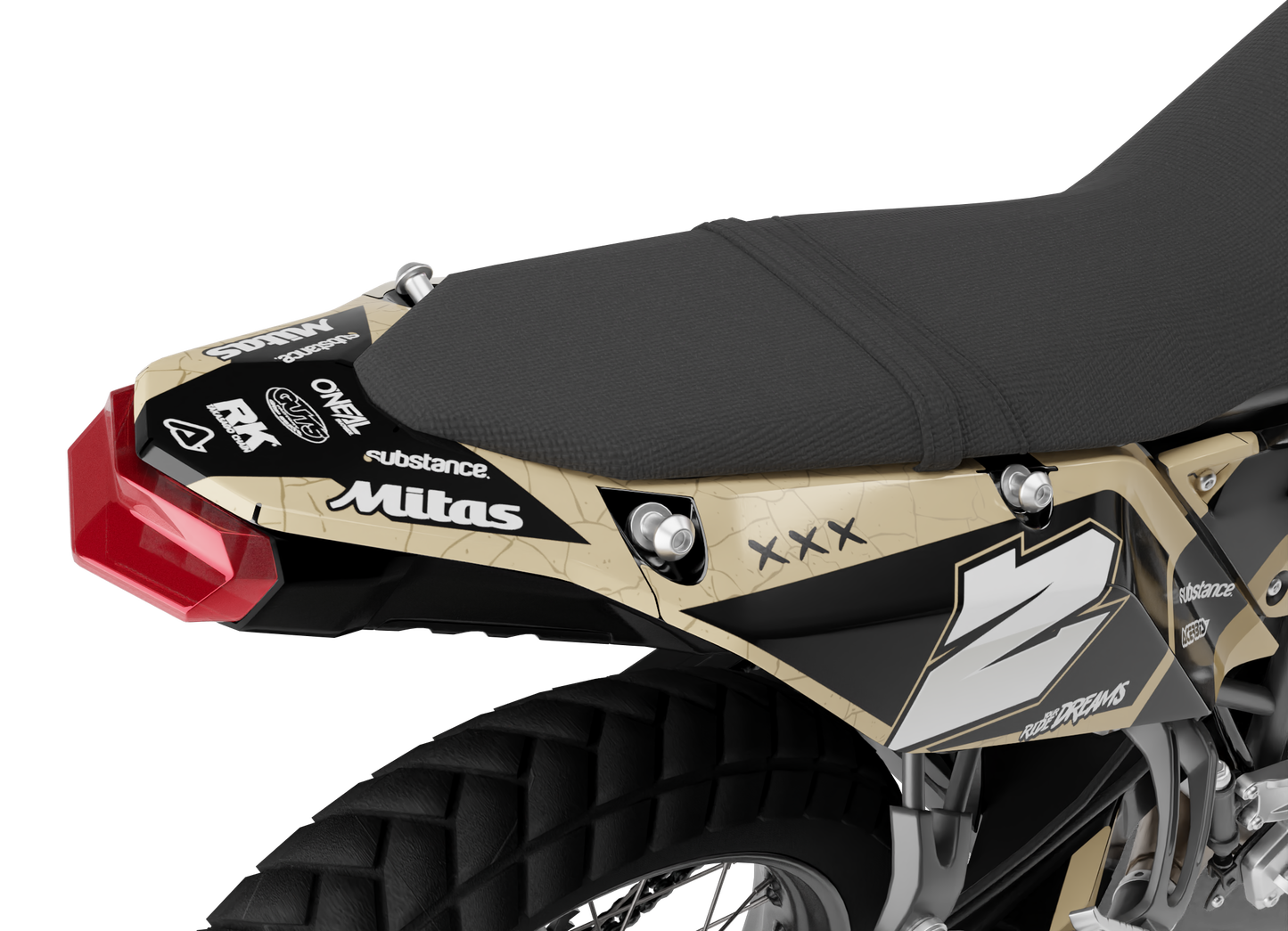 Dakar Graphics Kit - Fits 2025 Yamaha Tenere 700