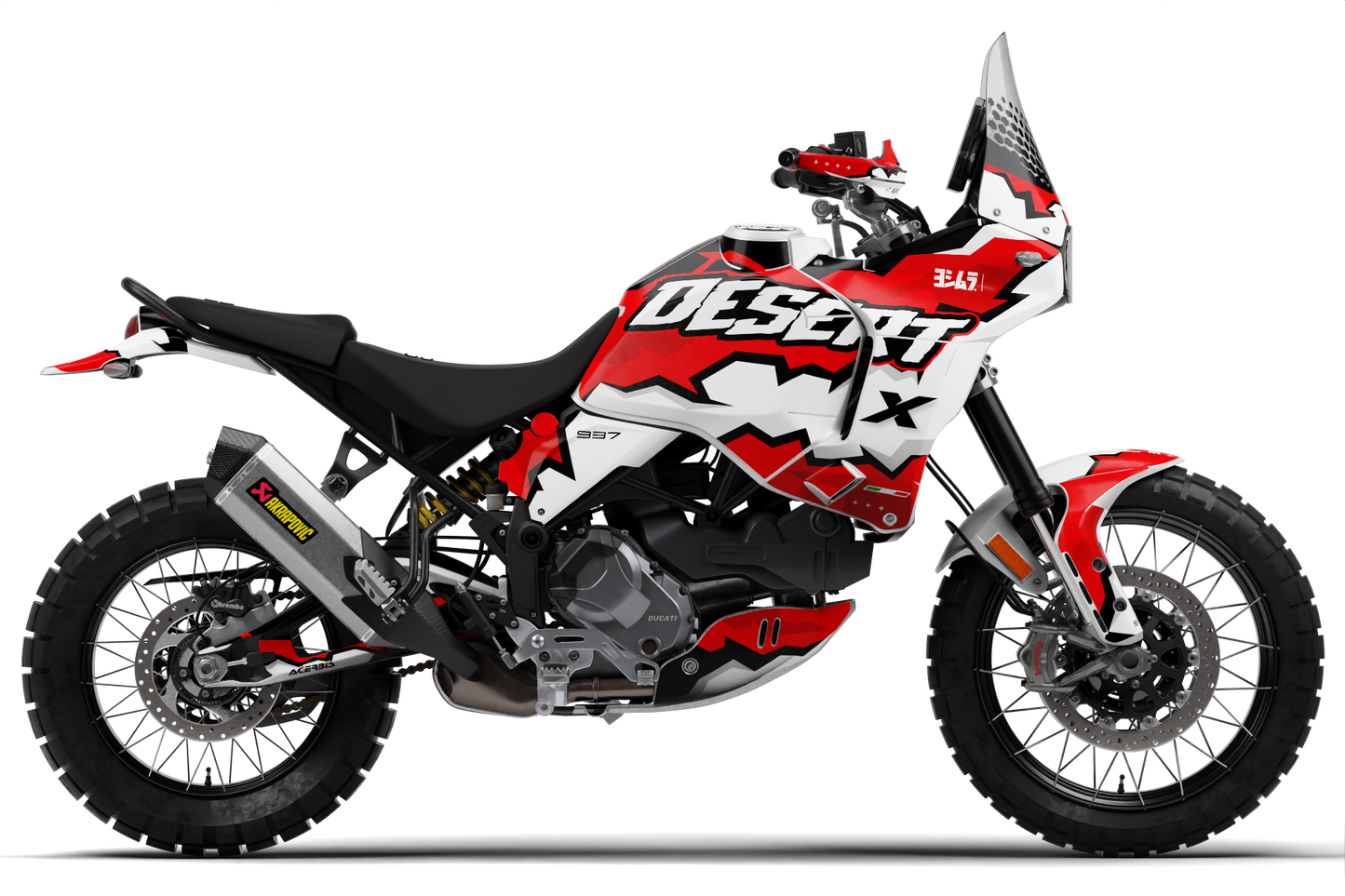 Ducati Desert X 2022-2025 Palermo Graphics Kit