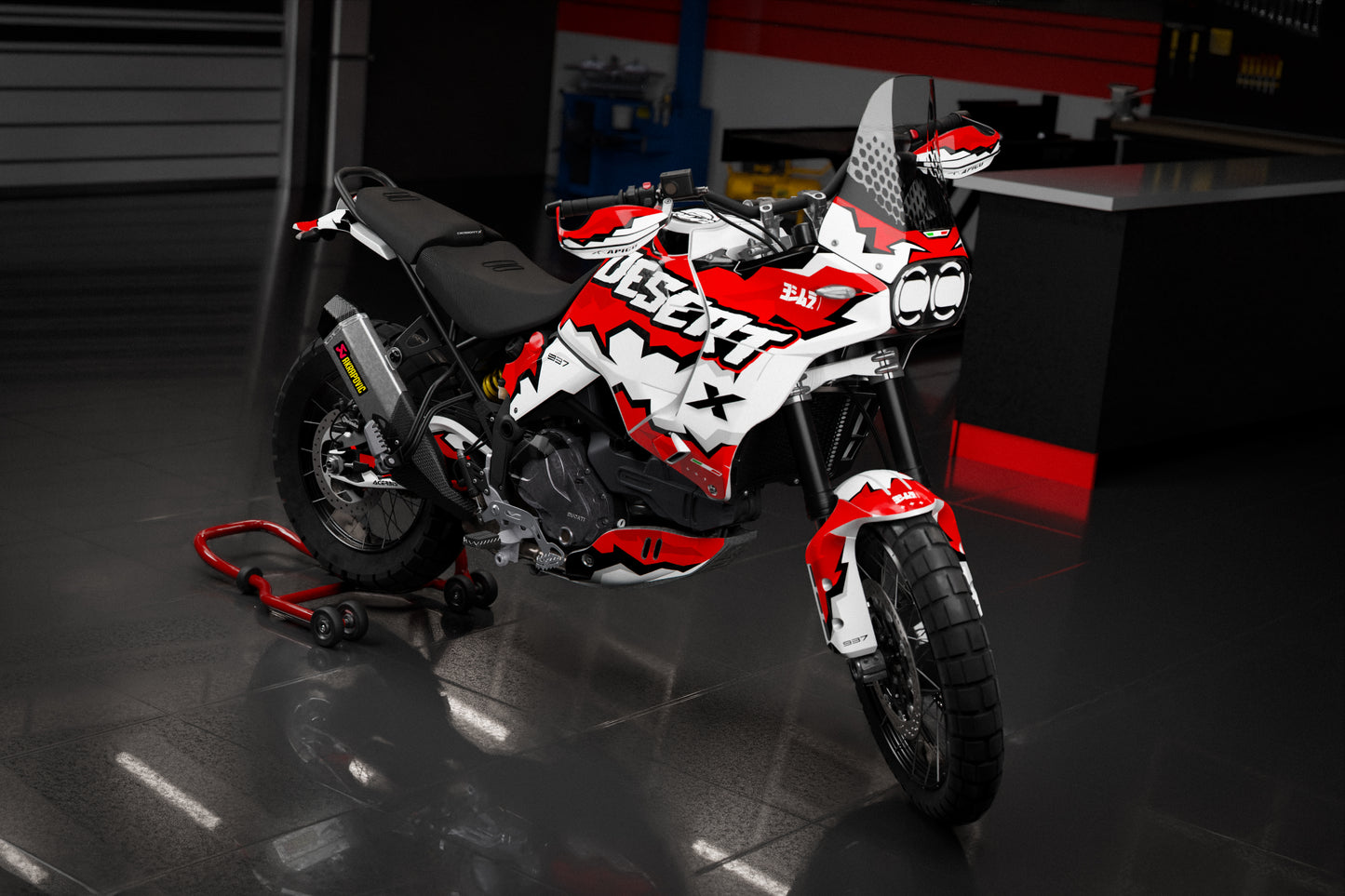 Ducati Desert X 2022-2025 Palermo Graphics Kit