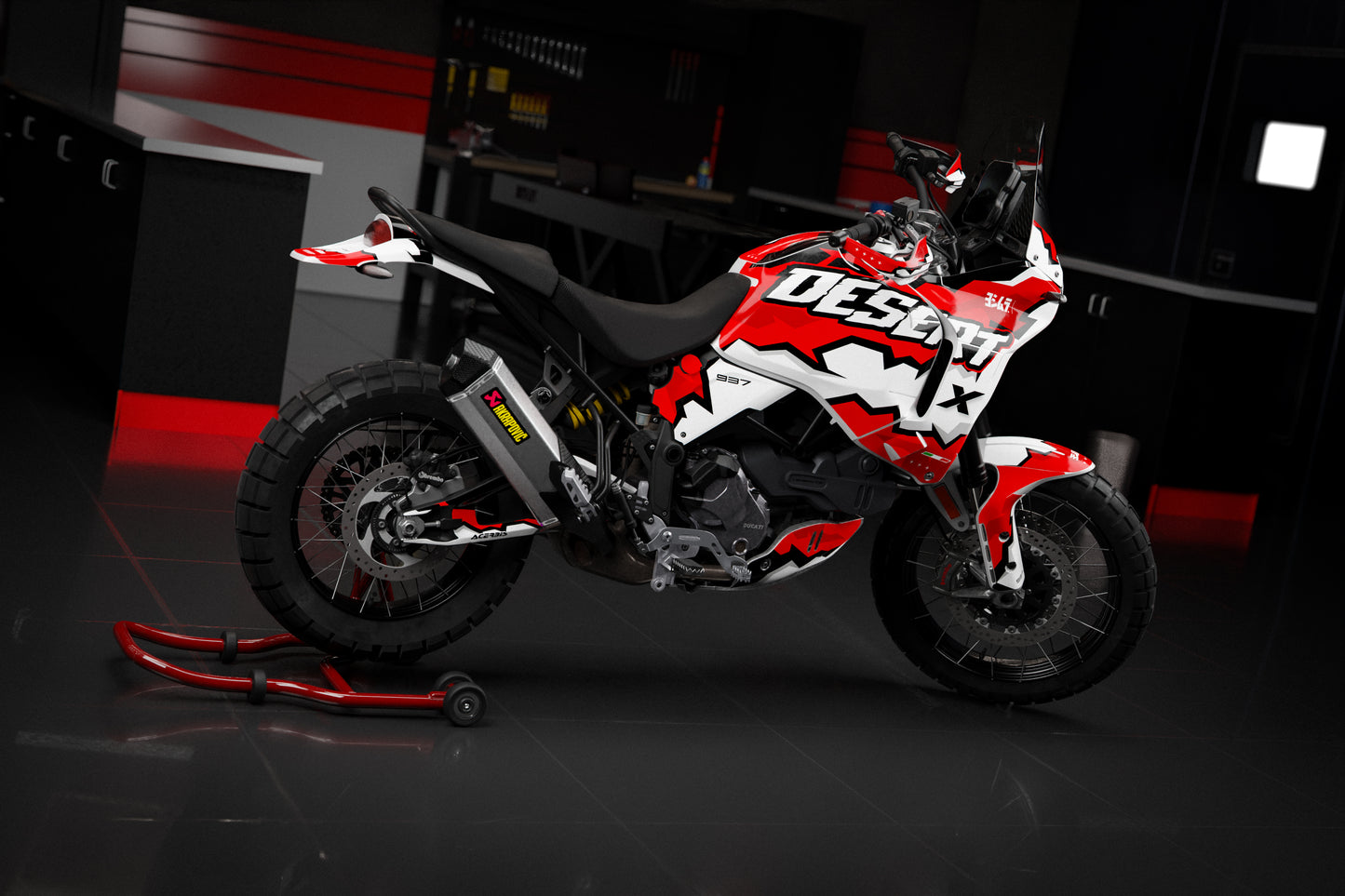 Ducati Desert X 2022-2025 Palermo Graphics Kit
