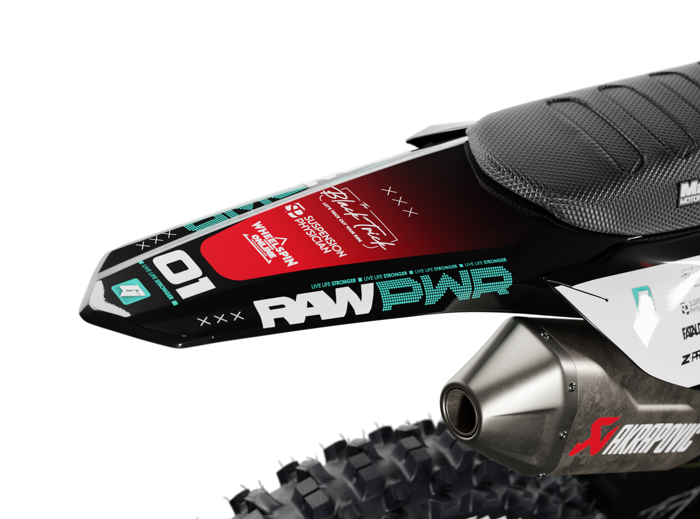 Honda RAWPWR Graphics Kit - CRF50 CRF110 CR125 CR250 CRF250r CRF450r CRF450RL CRF450RX CRF300L