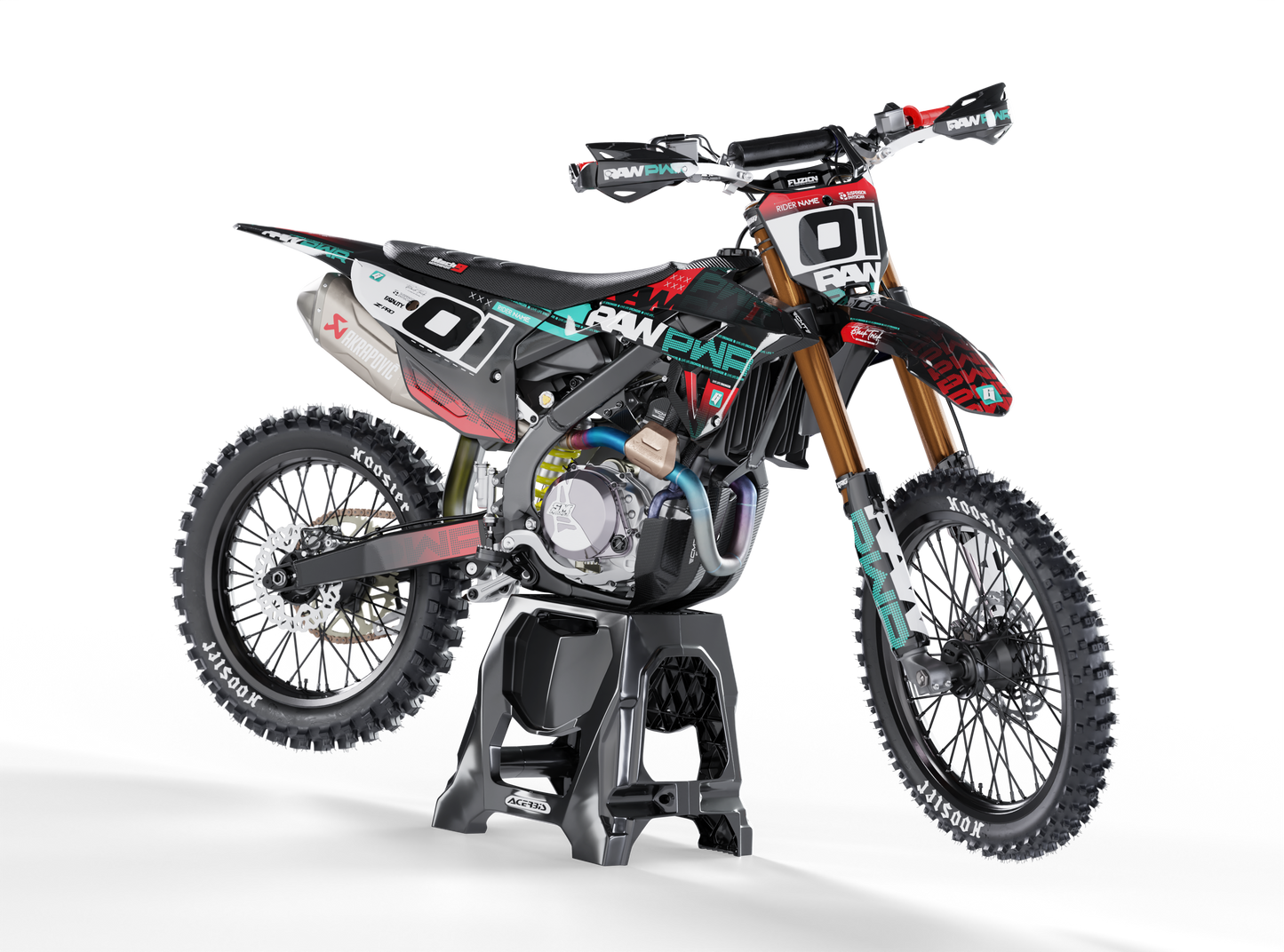 Honda RAWPWR Graphics Kit - CRF50 CRF110 CR125 CR250 CRF250r CRF450r CRF450RL CRF450RX CRF300L