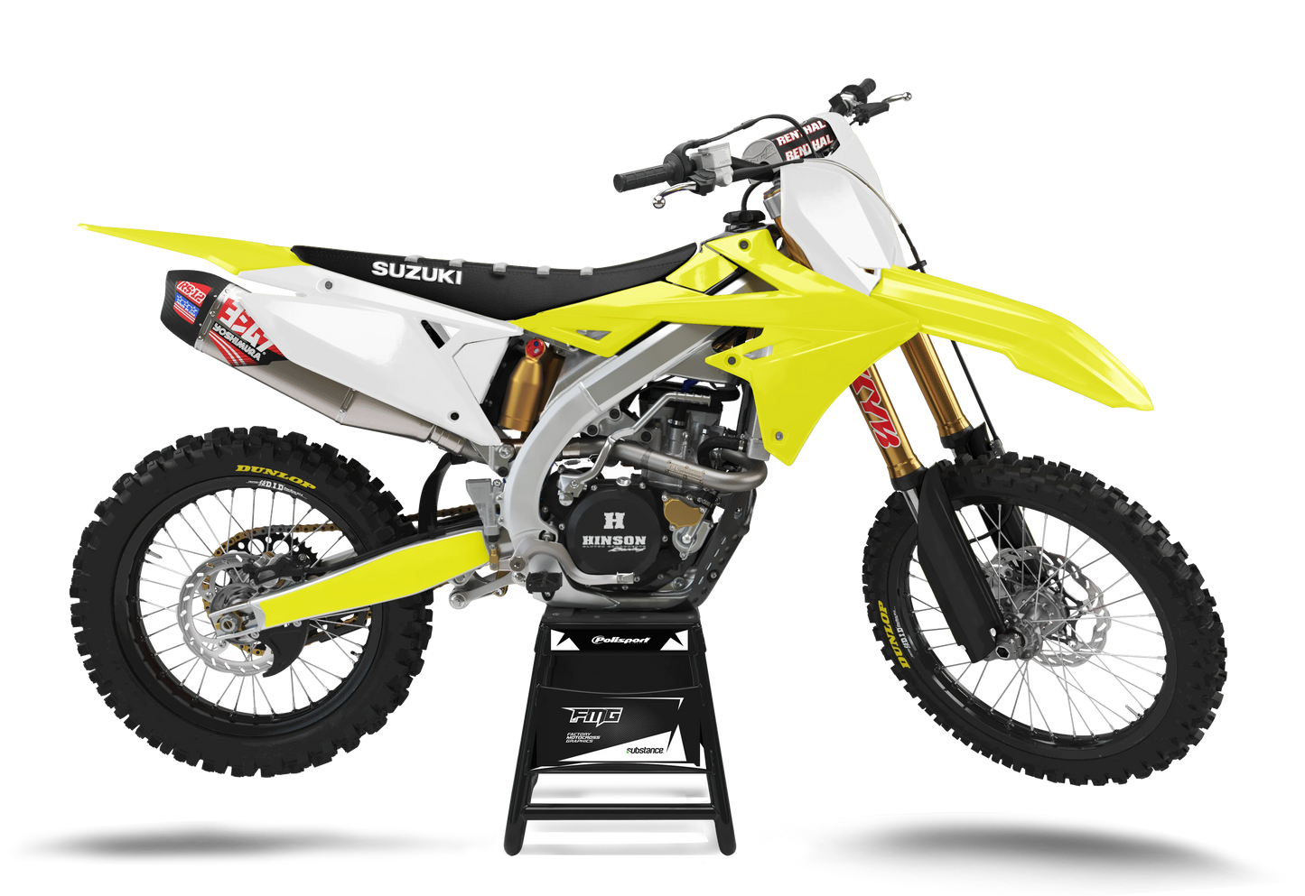 Suzuki Factory Style Custom Designed Graphics
