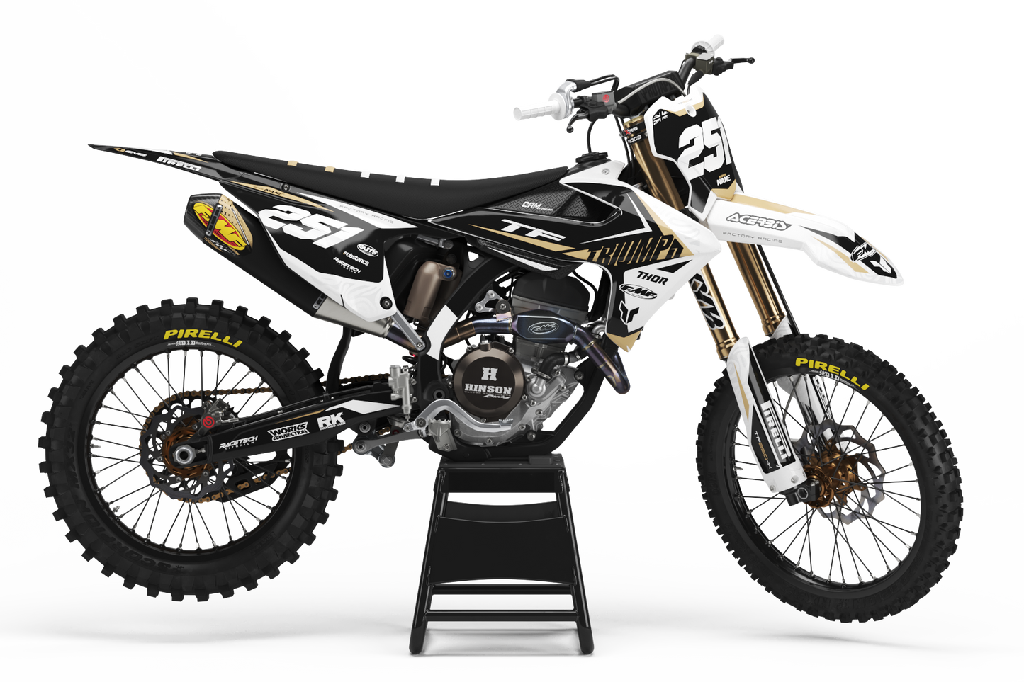 Triumph Columbus Graphics Kit - TF 250-X 450-RC 250-E 250-E