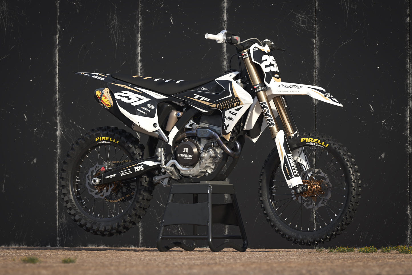 Triumph Columbus Graphics Kit - TF 250-X 450-RC 250-E 250-E