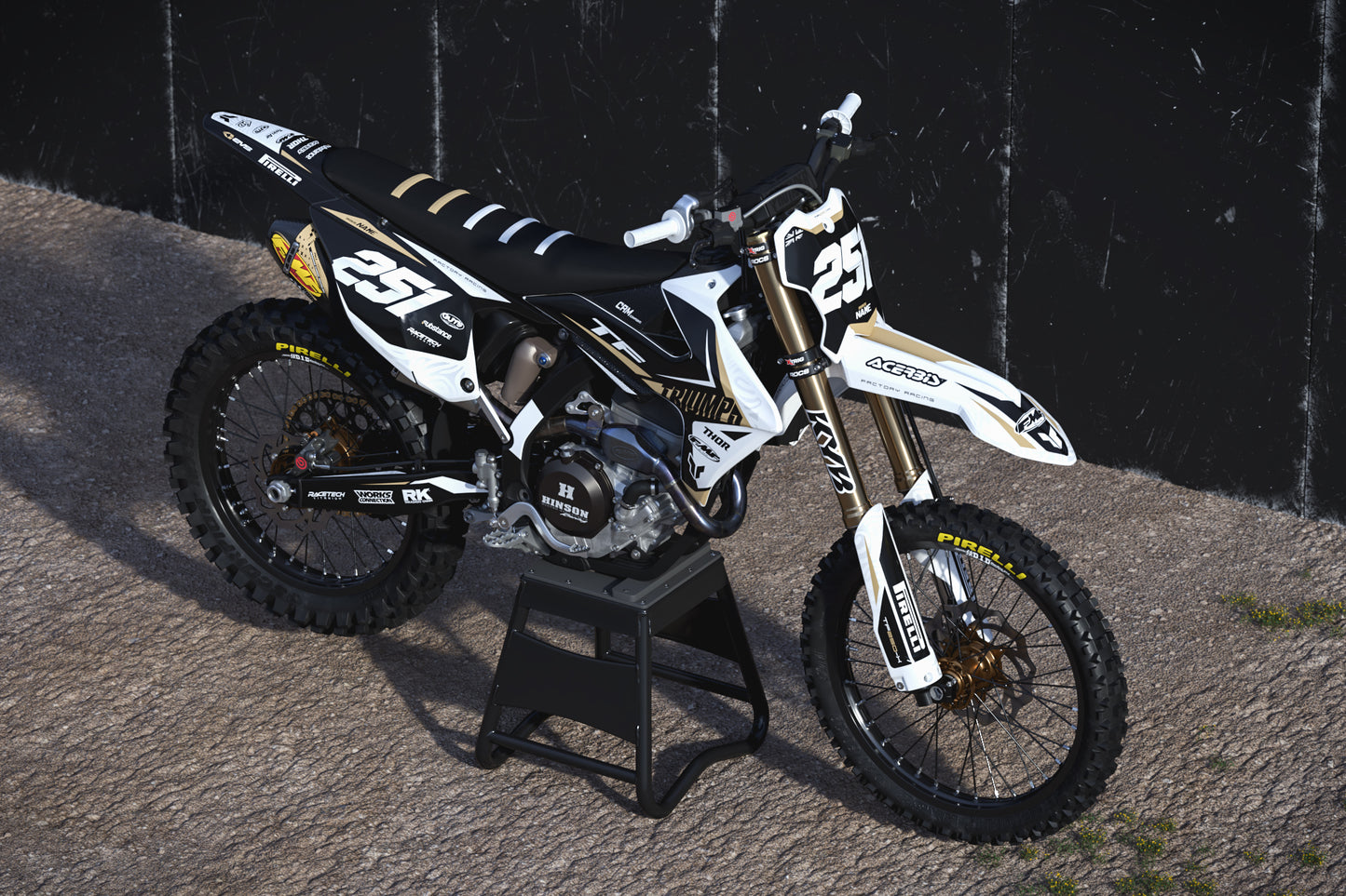 Triumph Columbus Graphics Kit - TF 250-X 450-RC 250-E 250-E