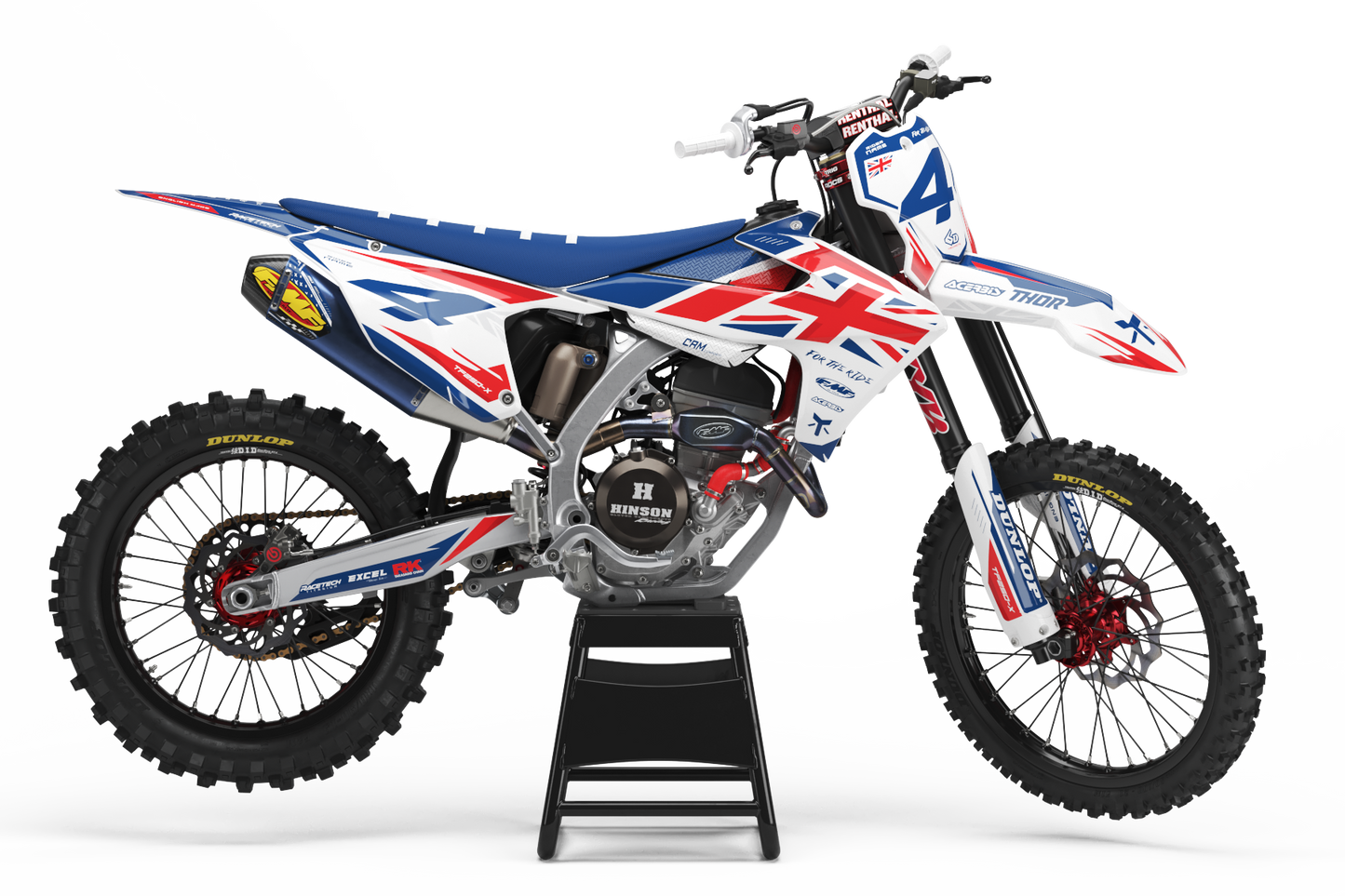 Triumph London Graphics Kit - TF 250-X 450-RC 250-E 250-E