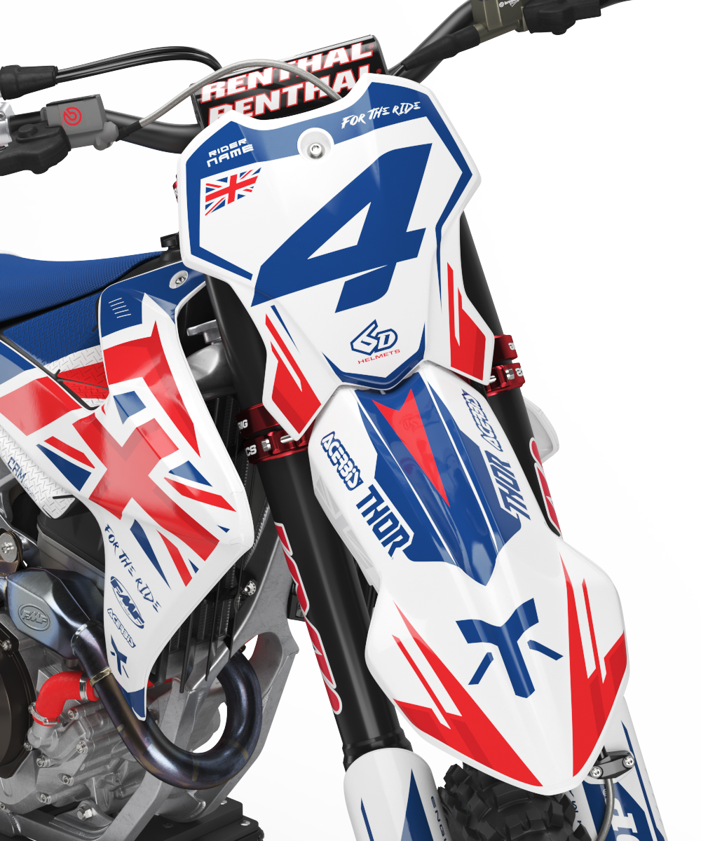 Triumph London Graphics Kit - TF 250-X 450-RC 250-E 250-E