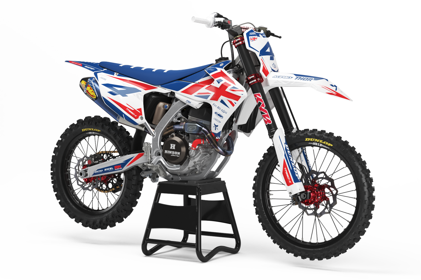 Triumph London Graphics Kit - TF 250-X 450-RC 250-E 250-E