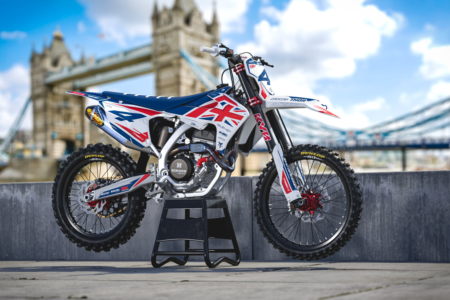 Triumph London Graphics Kit - TF 250-X 450-RC 250-E 250-E