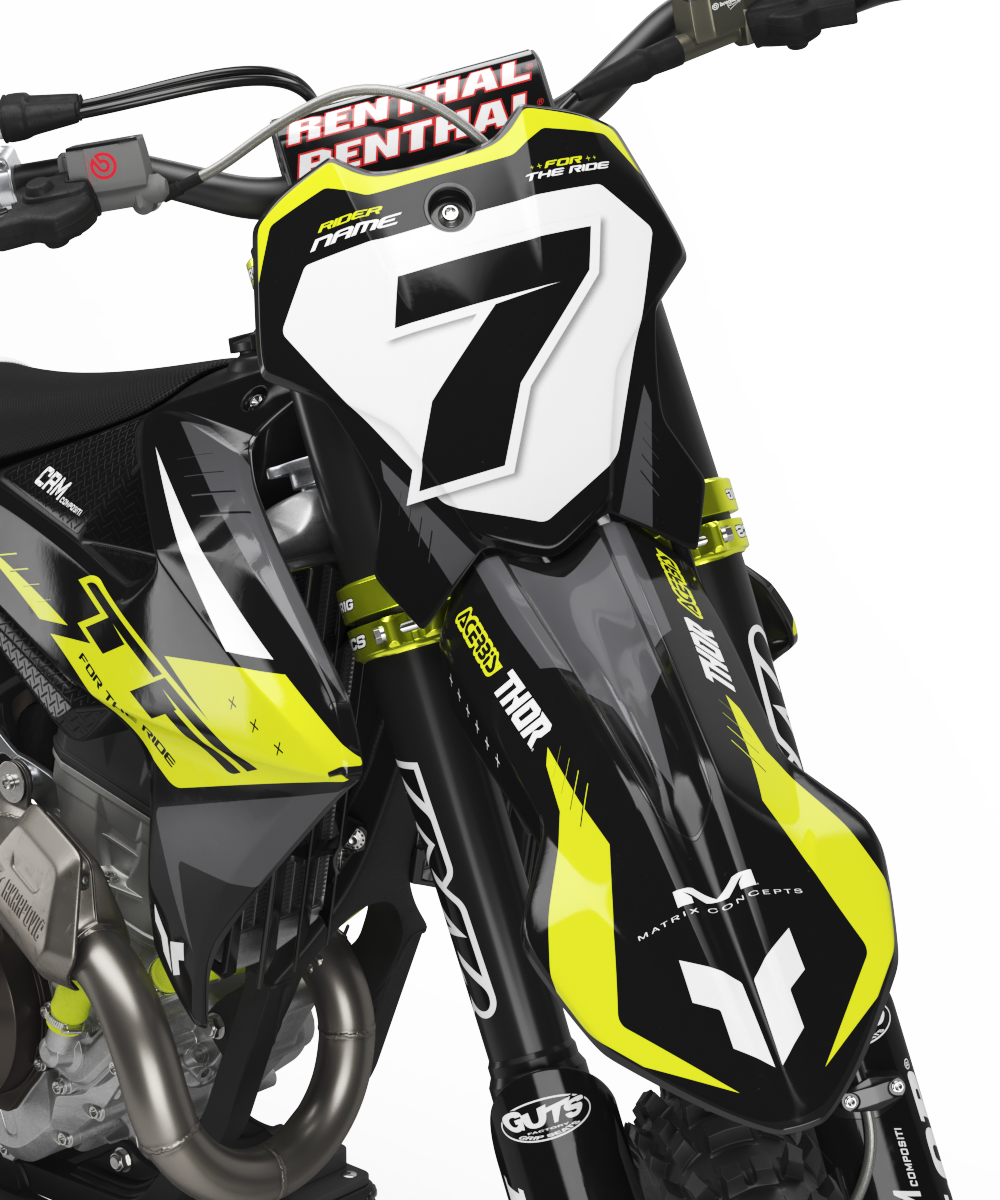 Triumph Manchester Graphics Kit - TF 250-X 450-RC 250-E 250-E