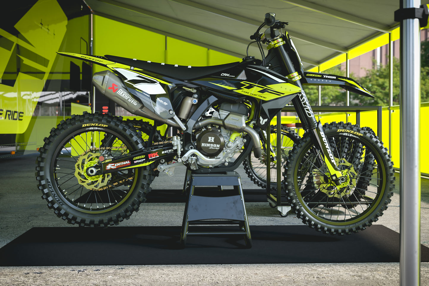 Triumph Manchester Graphics Kit - TF 250-X 450-RC 250-E 250-E