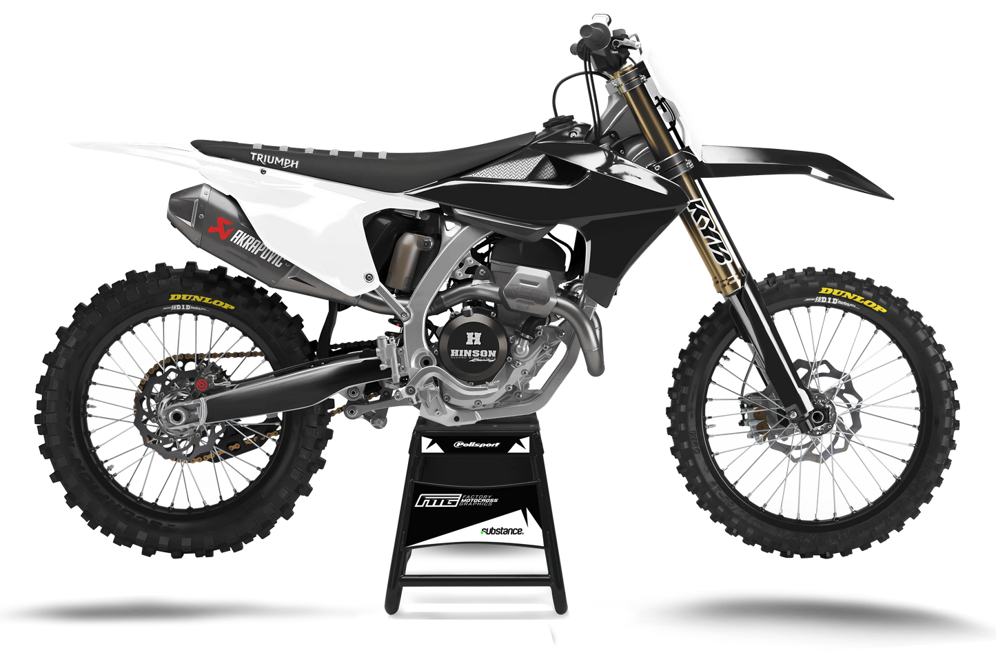 Triumph Factory Style Custom Designed Graphics