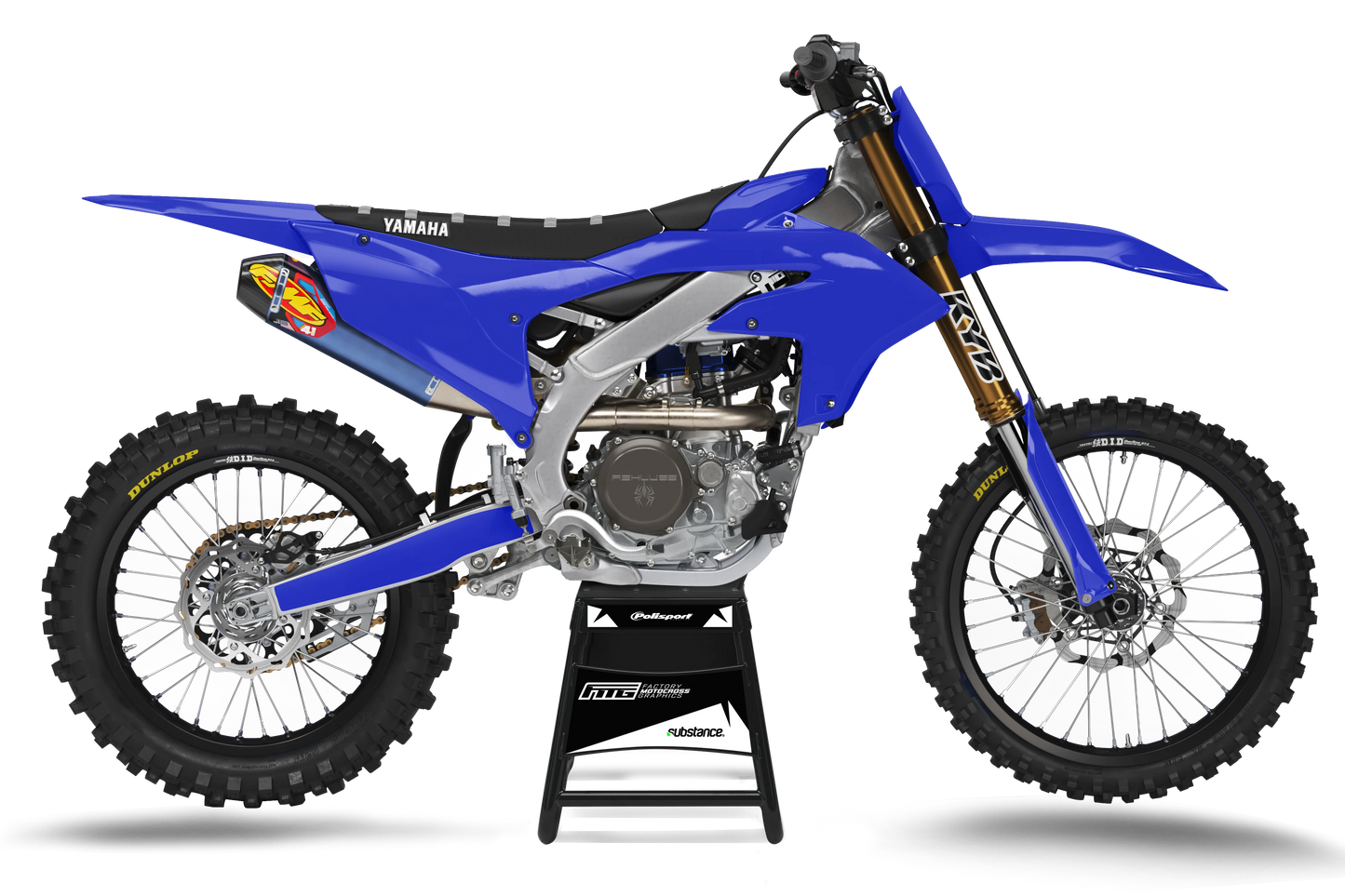 Yamaha Factory Style Custom Designed Graphics