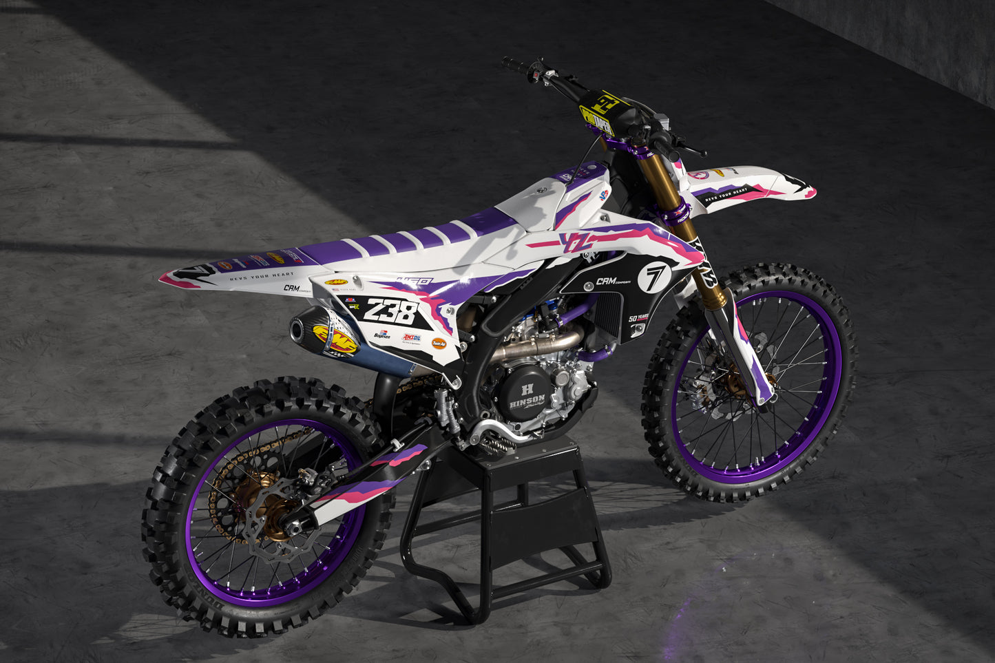 Yamaha Iwata Graphics Kit - YZ65 YZ85 YZ125 YZ250 YZF YZ250F YZ450F WR 250F 450F