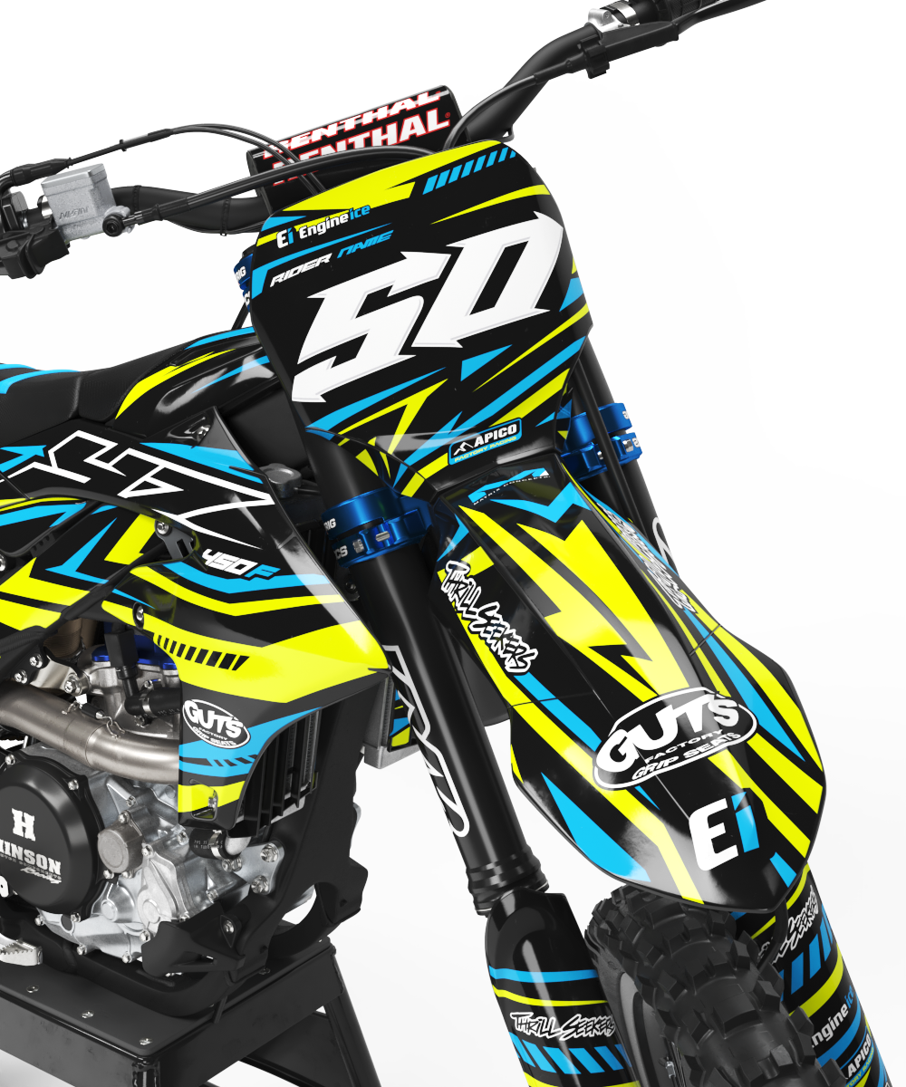 Yamaha Málaga Graphics Kit - YZ65 YZ85 YZ125 YZ250 YZF YZ250F YZ450F WR 250F 450F