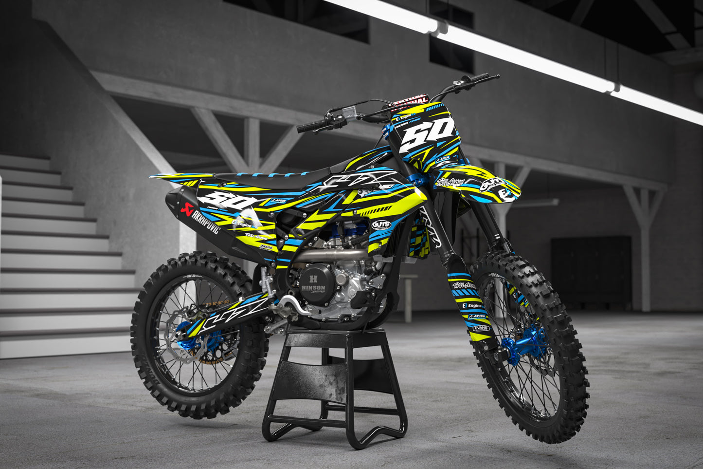 Yamaha Málaga Graphics Kit - YZ65 YZ85 YZ125 YZ250 YZF YZ250F YZ450F WR 250F 450F