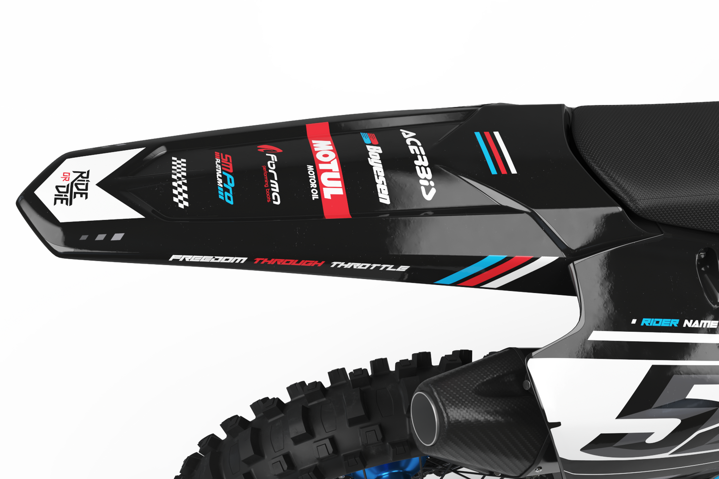 Yamaha Nassau Graphics Kit - YZ65 YZ85 YZ125 YZ250 YZF YZ250F YZ450F WR 250F 450F