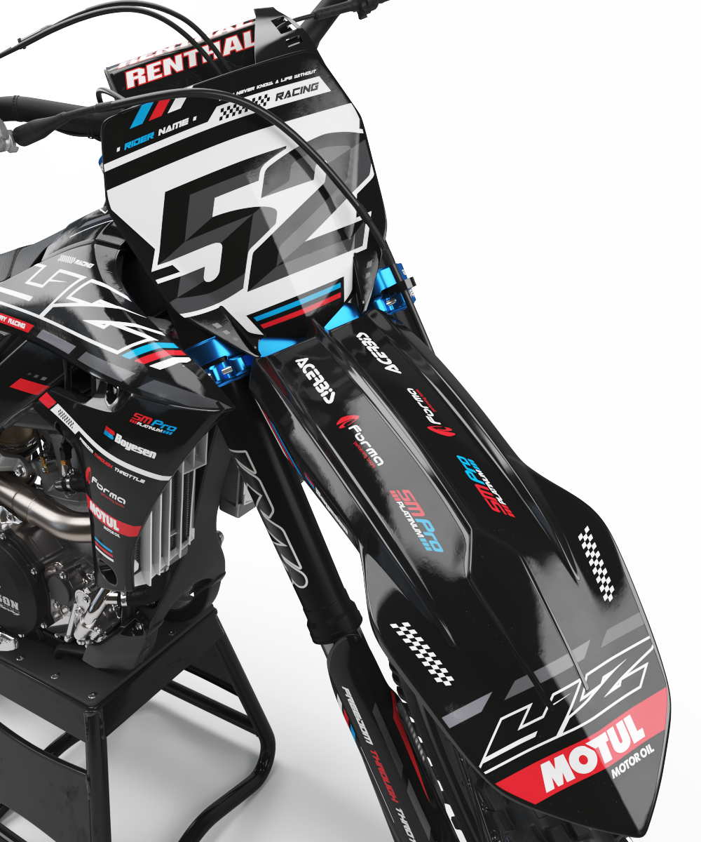 Yamaha Nassau Graphics Kit - YZ65 YZ85 YZ125 YZ250 YZF YZ250F YZ450F WR 250F 450F