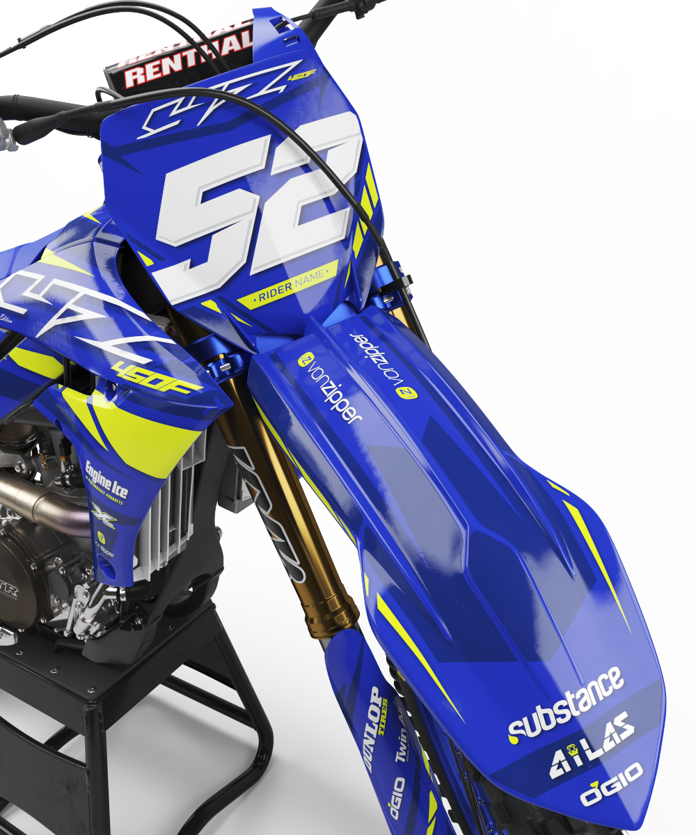 Yamaha Orlando Graphics Kit - YZ65 YZ85 YZ125 YZ250 YZF YZ250F YZ450F WR 250F 450F