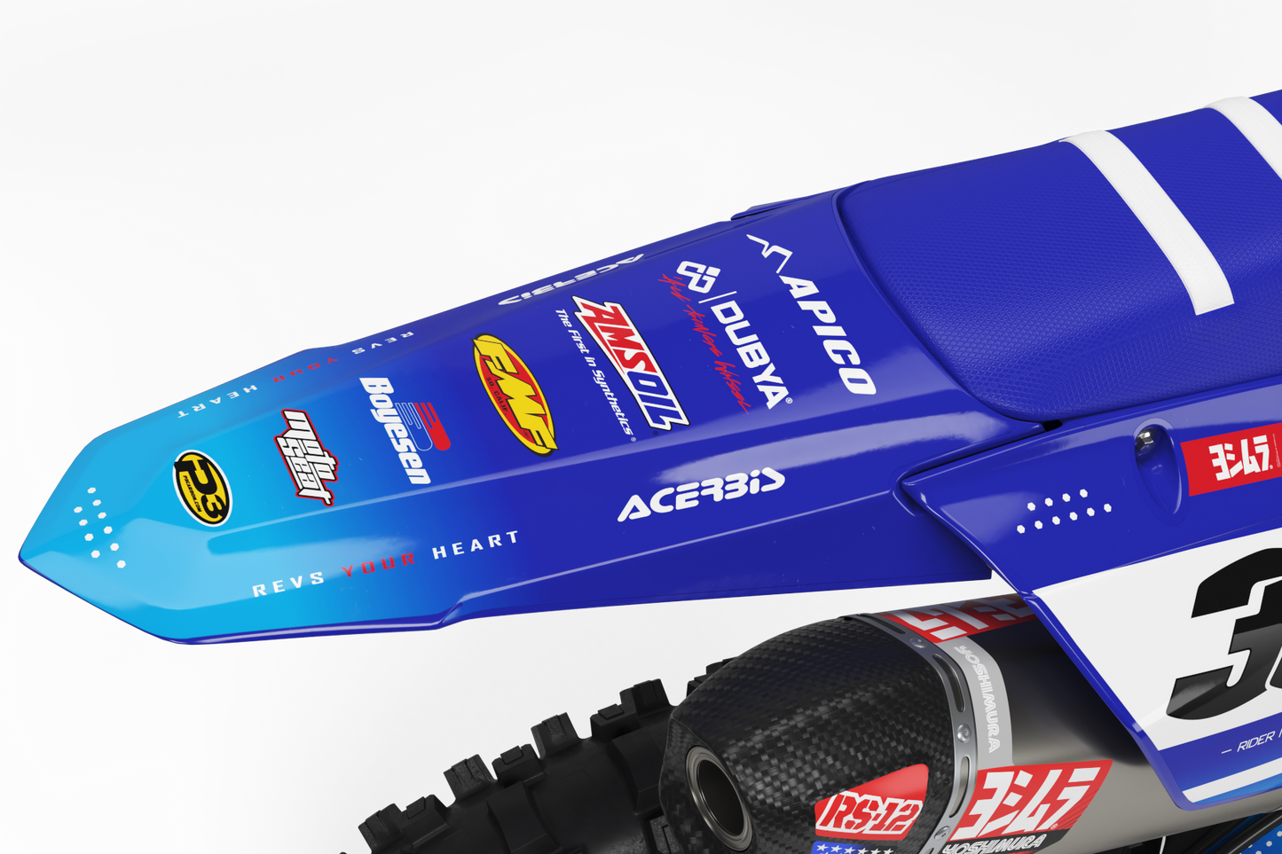 Yamaha San Diego Graphics Kit - YZ65 YZ85 YZ125 YZ250 YZF YZ250F YZ450F WR 250F 450F