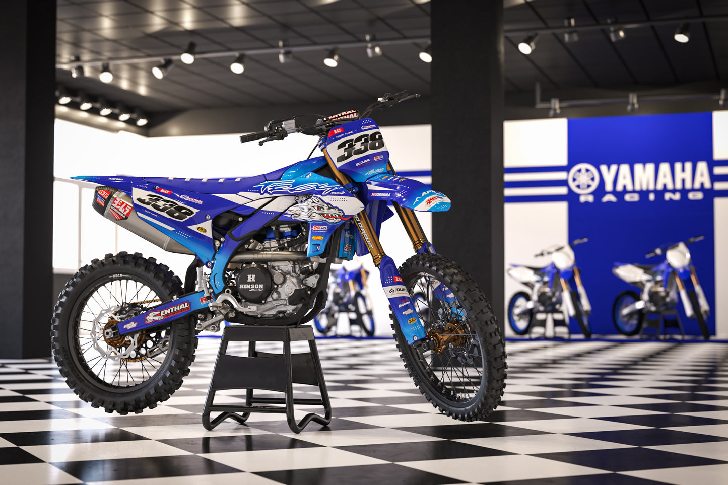 Yamaha San Diego Graphics Kit - YZ65 YZ85 YZ125 YZ250 YZF YZ250F YZ450F WR 250F 450F