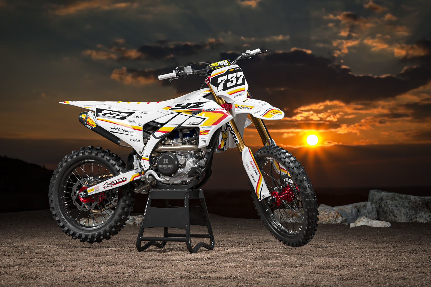Yamaha Sao Paulo Graphics Kit - YZ65 YZ85 YZ125 YZ250 YZF YZ250F YZ450F WR 250F 450F