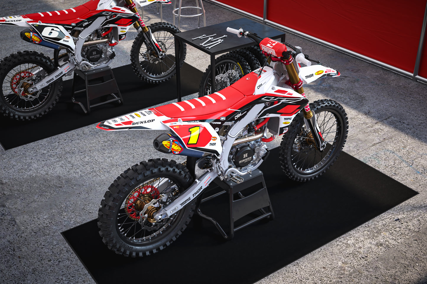 Yamaha Southwick Graphics Kit - YZ65 YZ85 YZ125 YZ250 YZF YZ250F YZ450F WR 250F 450F (Copy)