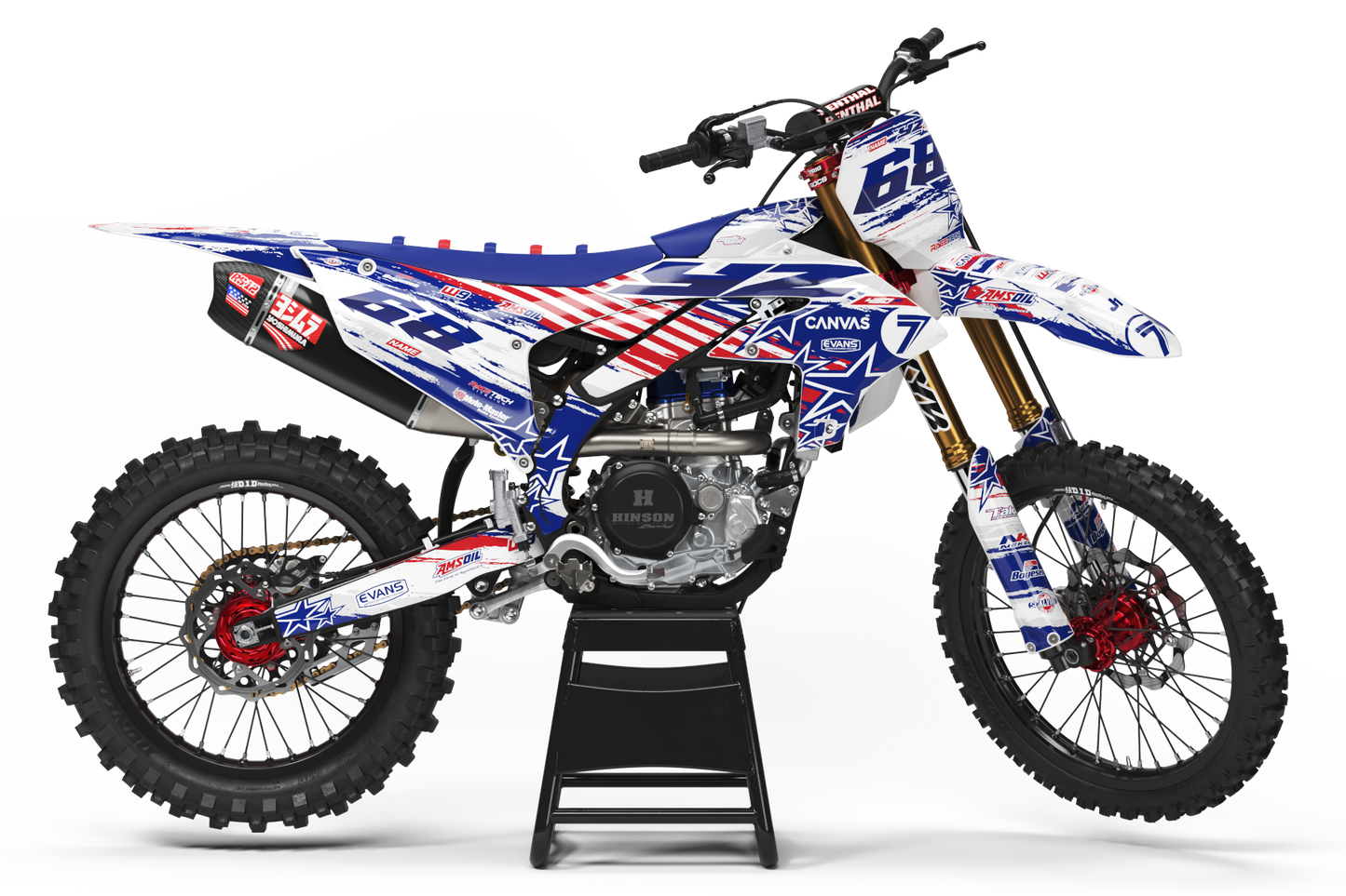 Yamaha Washington Graphics Kit - YZ65 YZ85 YZ125 YZ250 YZF YZ250F YZ450F WR 250F 450F
