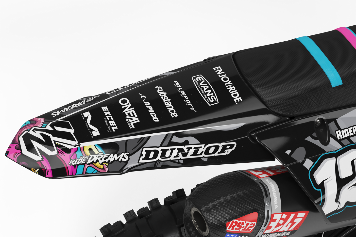 Yamaha Zakynthos Graphics Kit - YZ65 YZ85 YZ125 YZ250 YZF YZ250F YZ450F WR 250F 450F