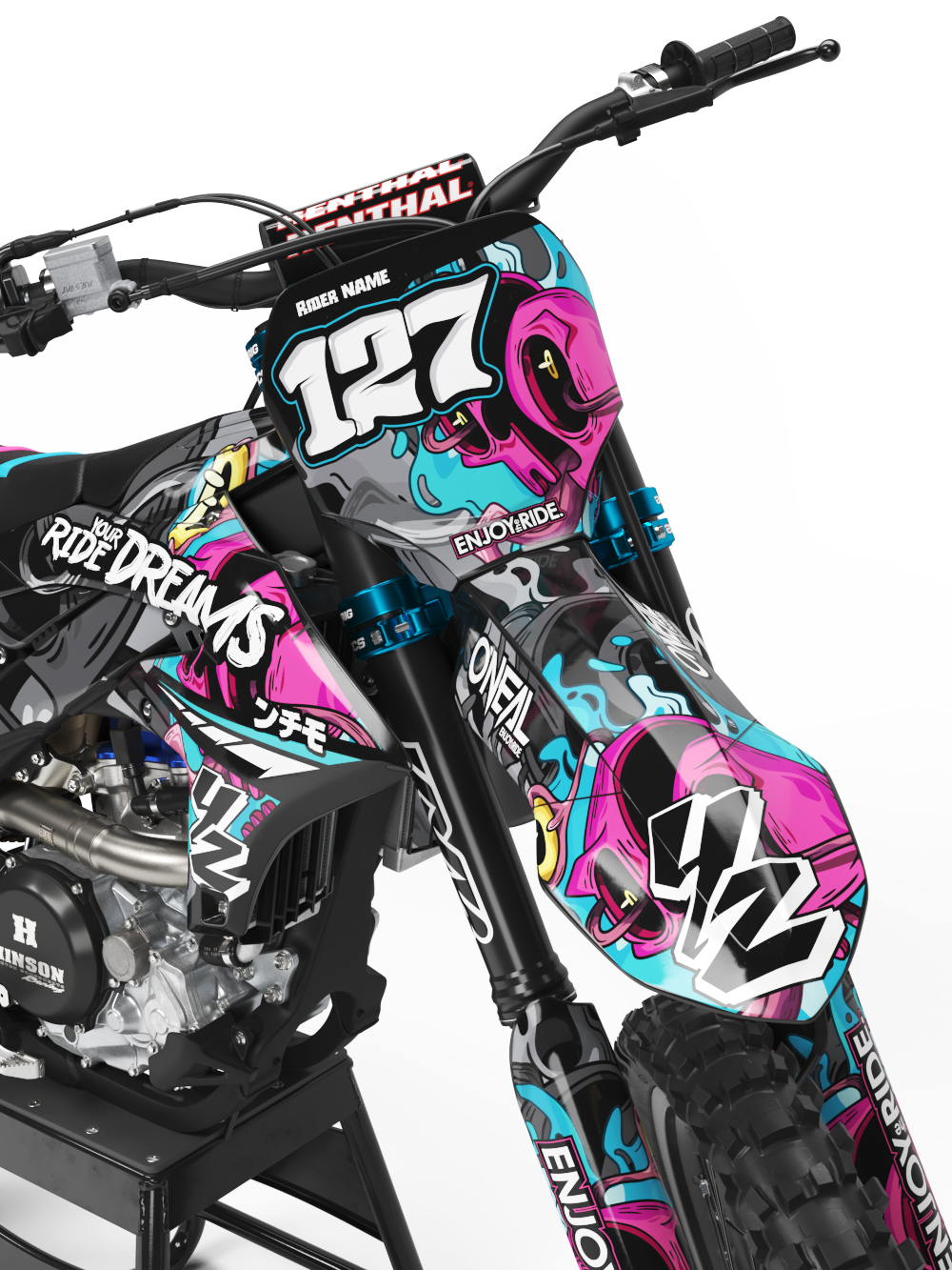 Yamaha Zakynthos Graphics Kit - YZ65 YZ85 YZ125 YZ250 YZF YZ250F YZ450F WR 250F 450F