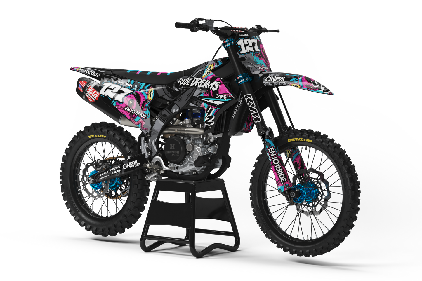 Yamaha Zakynthos Graphics Kit - YZ65 YZ85 YZ125 YZ250 YZF YZ250F YZ450F WR 250F 450F