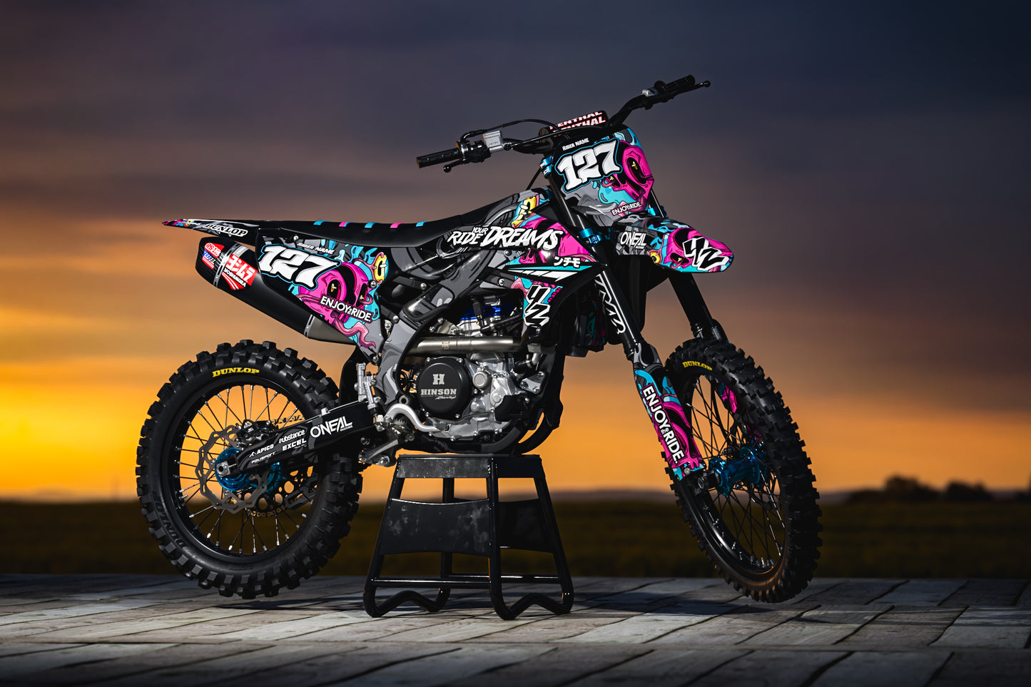 Yamaha Zakynthos Graphics Kit - YZ65 YZ85 YZ125 YZ250 YZF YZ250F YZ450F WR 250F 450F